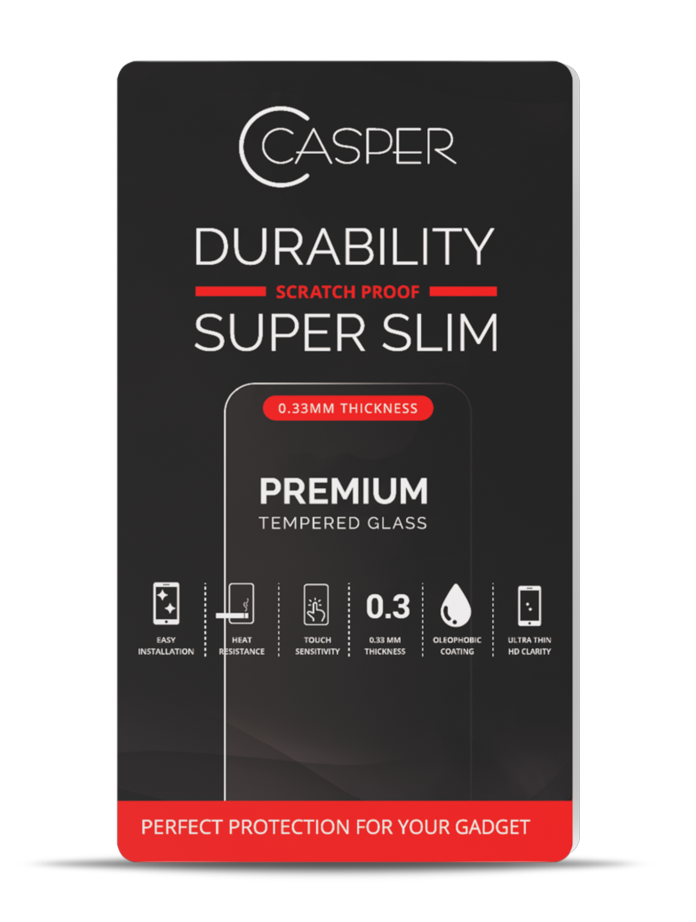 Casper Gehärtetes Glas für iPhone 13 Mini (Retail Pack) (Matte)