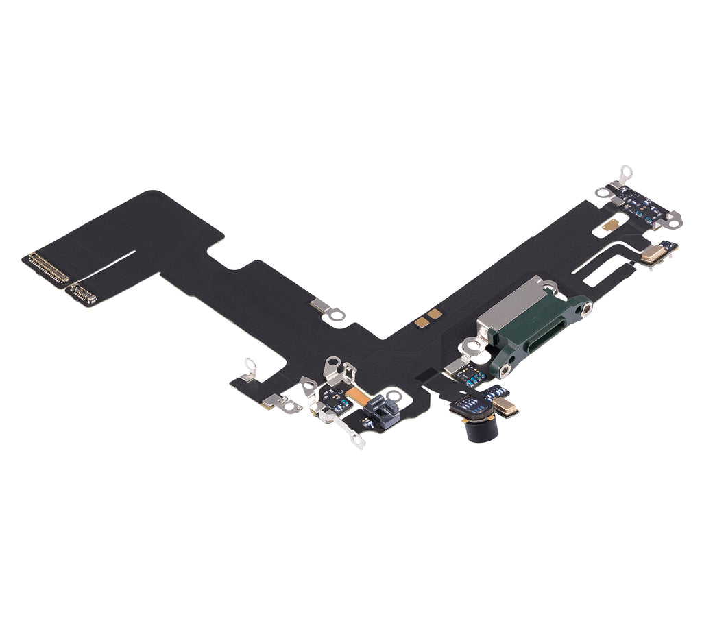Charging Port Flex Cable for iPhone 13 (Premium) (Green)