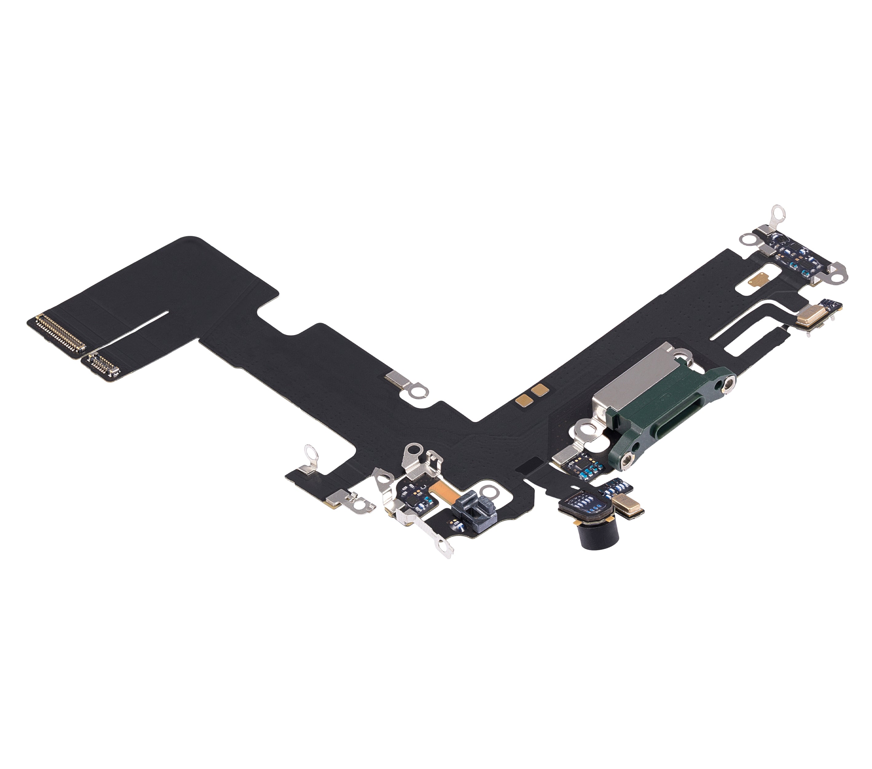 Charging Port Flex Cable for iPhone 13 (Premium) (Green)