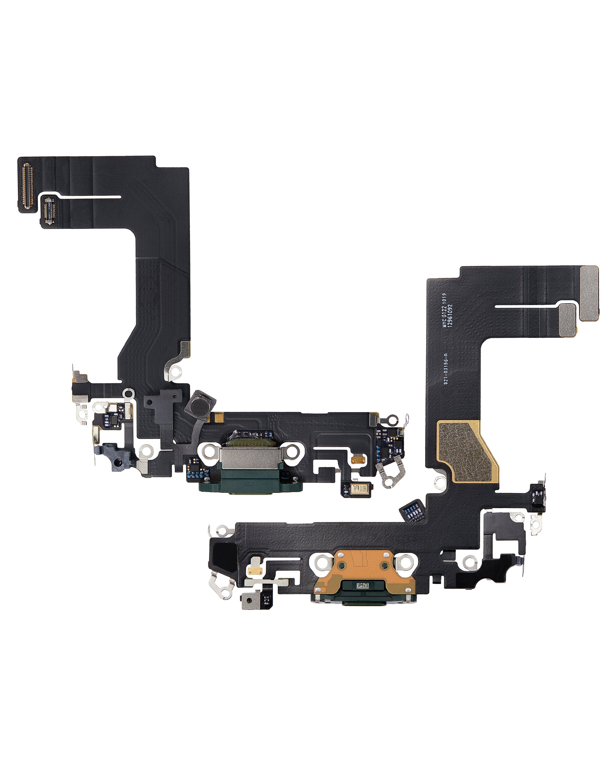 Charging Port Flex Cable for iPhone 13 Mini (Premium) (Green)