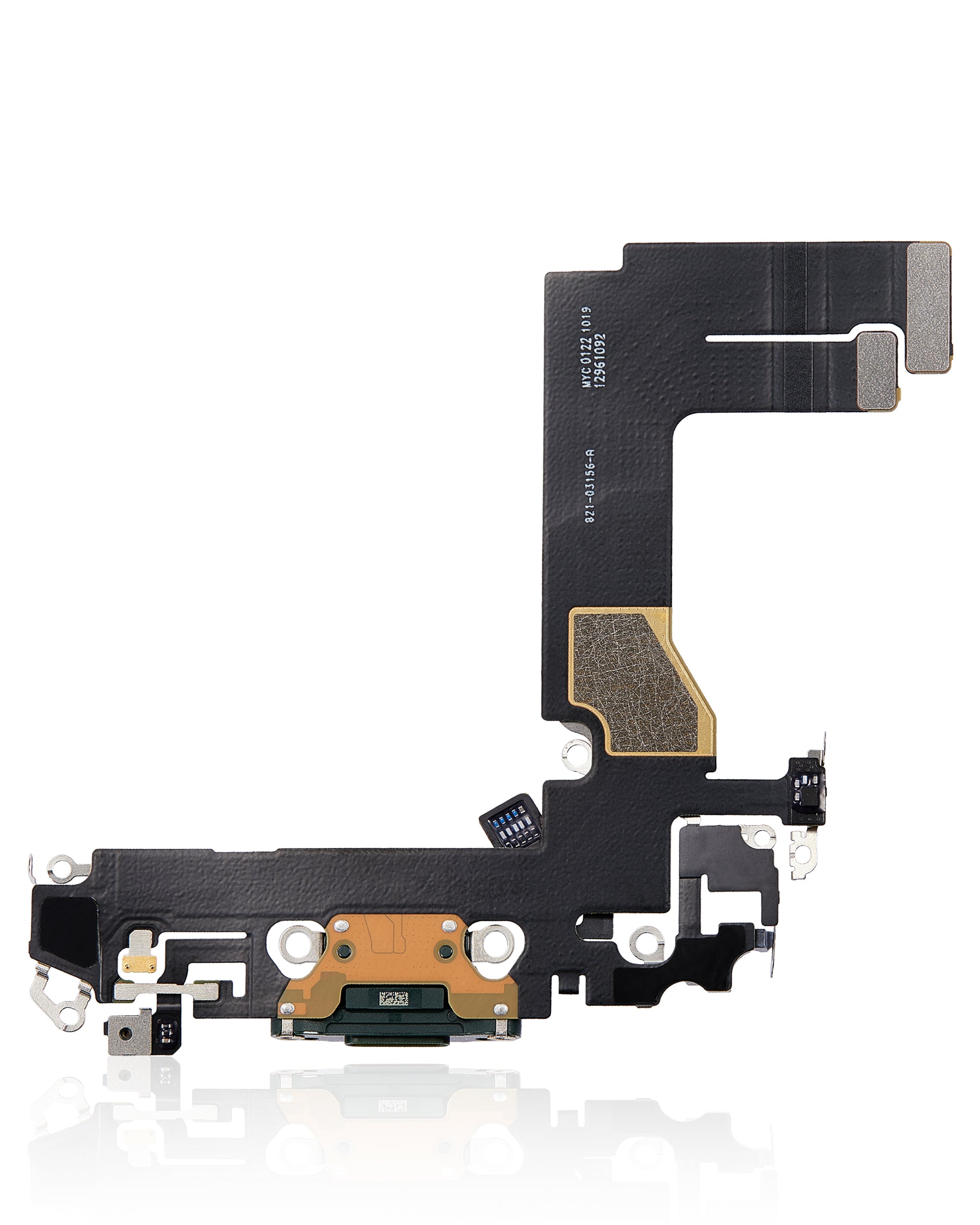 Charging Port Flex Cable for iPhone 13 Mini (Premium) (Green)