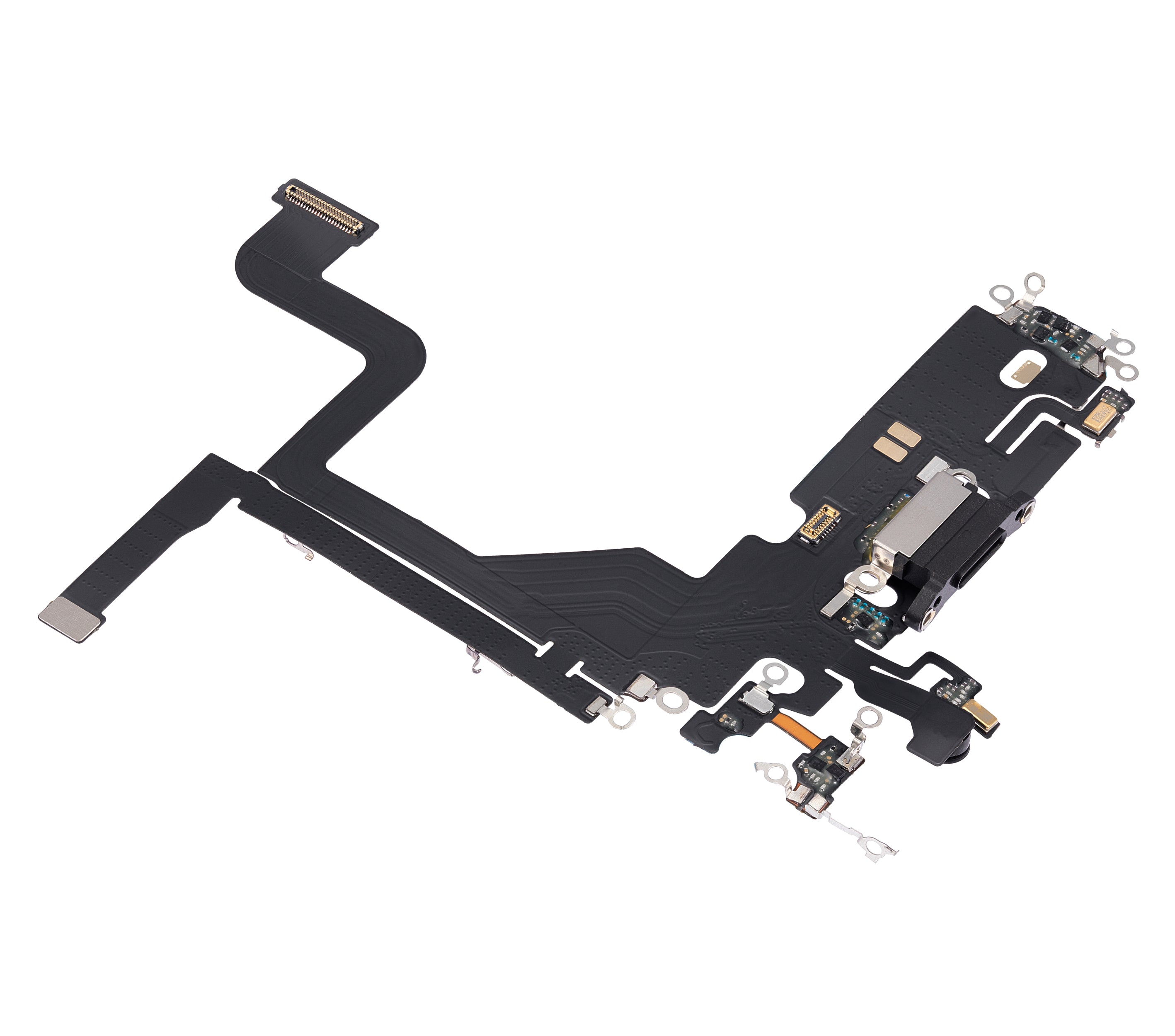 Charging Port Flex Cable for iPhone 13 Pro (Aftermarket Plus) (Graphite)