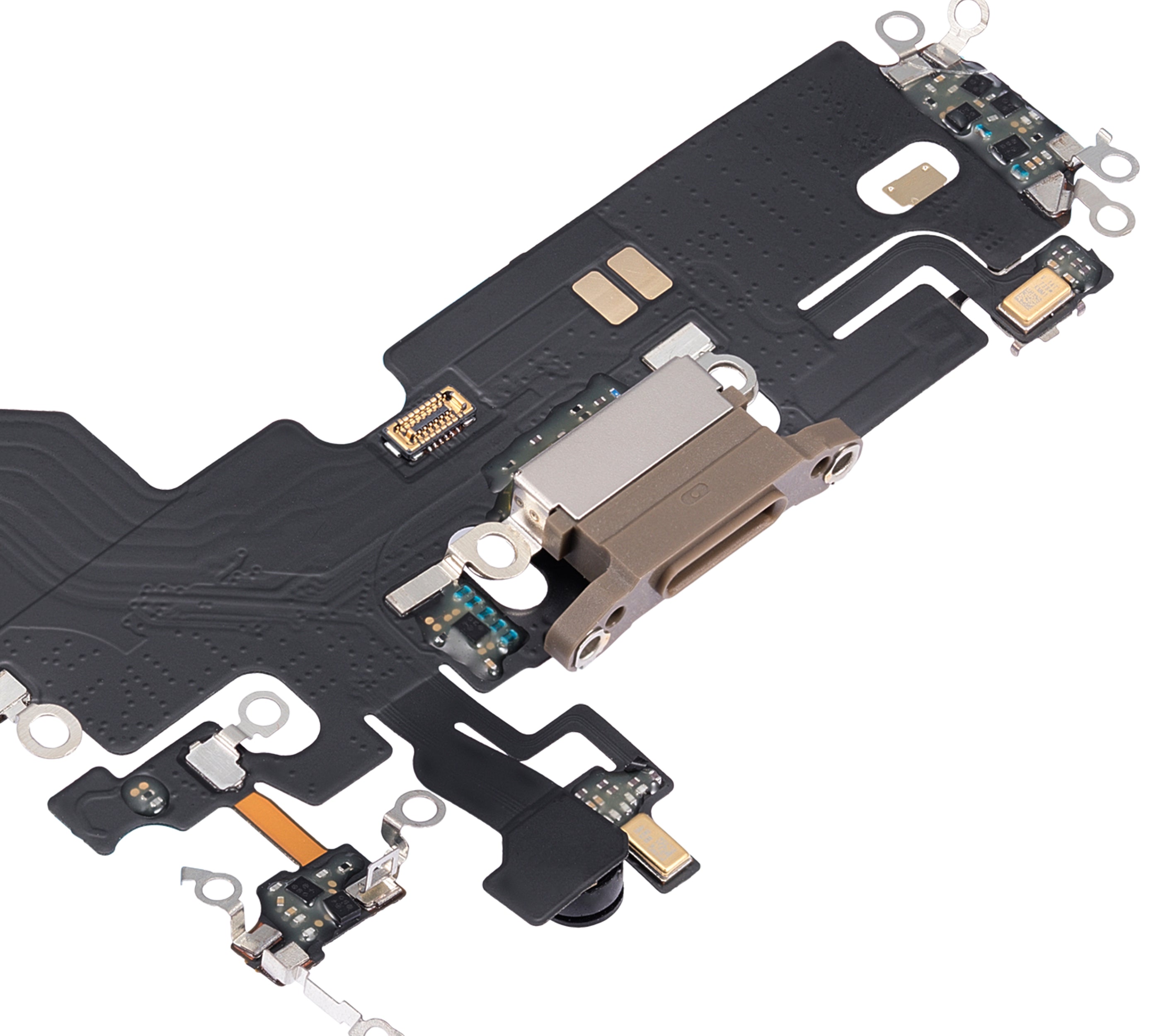 Ladebuchse-Flexkabel für iPhone 13 Pro (Aftermarket Plus) (Gold)