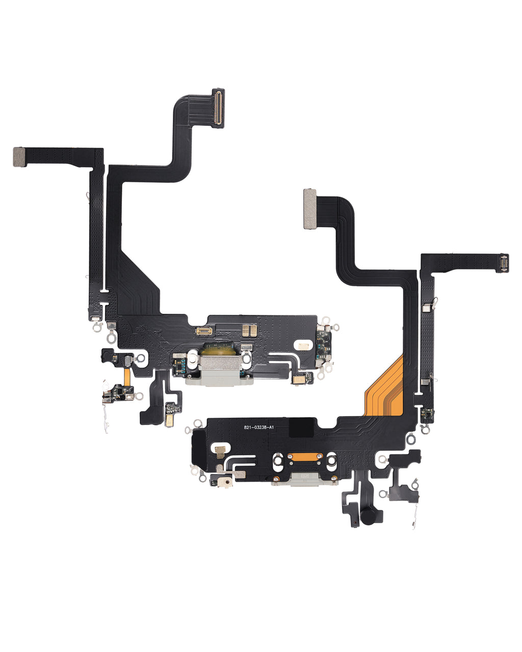 Ladebuchse Flexkabel für iPhone 13 Pro (Aftermarket Plus) (Silber)