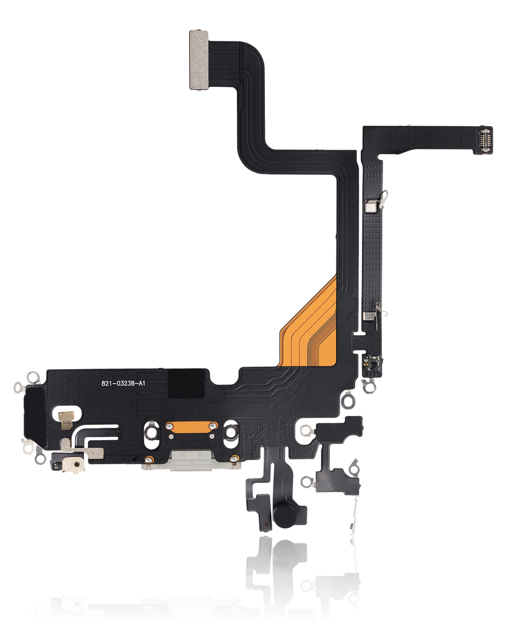 Ladebuchse Flexkabel für iPhone 13 Pro (Aftermarket Plus) (Silber)