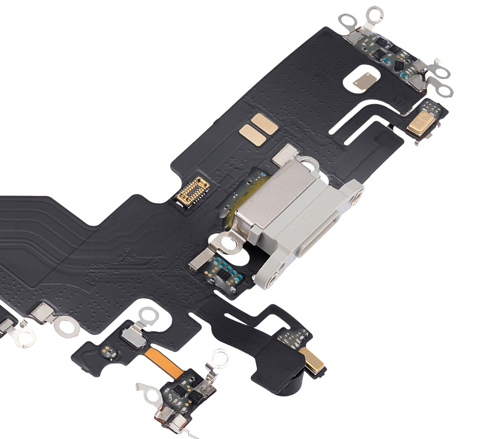 Ladebuchse Flexkabel für iPhone 13 Pro (Aftermarket Plus) (Silber)