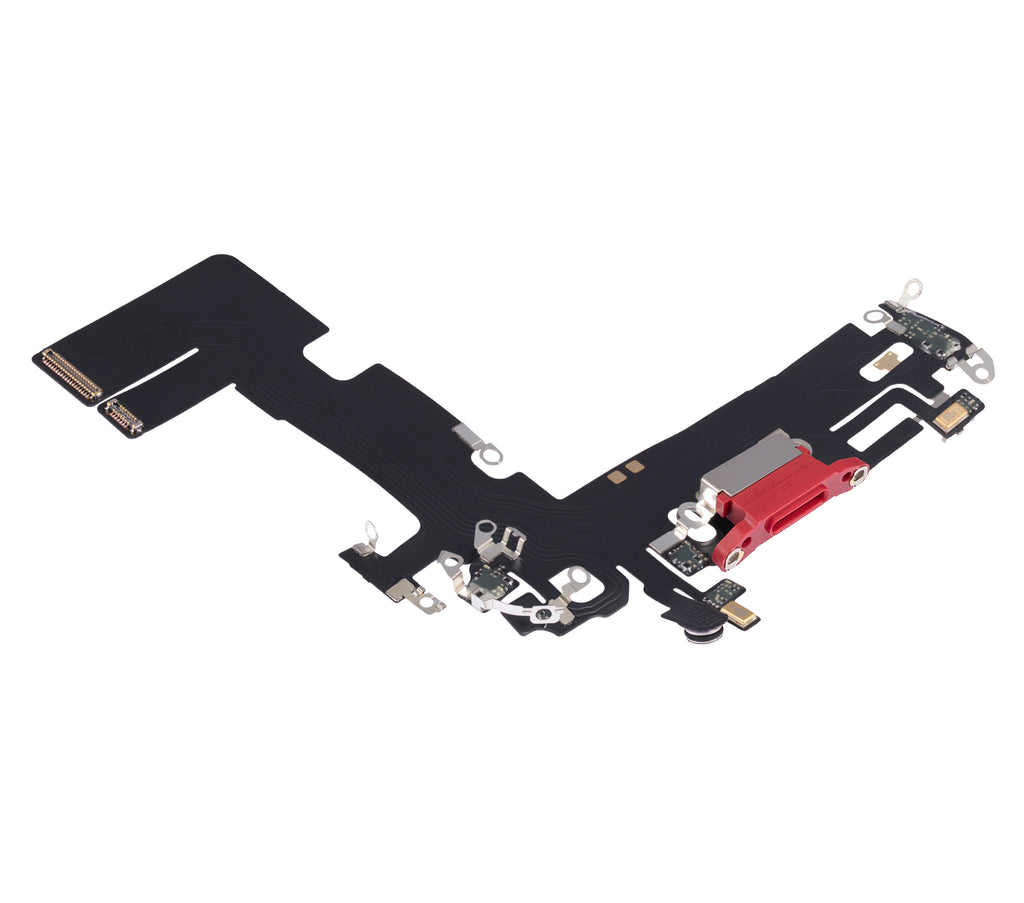 Ladebuchse-Flexkabel für iPhone 13 (Aftermarket Plus) (Rot)
