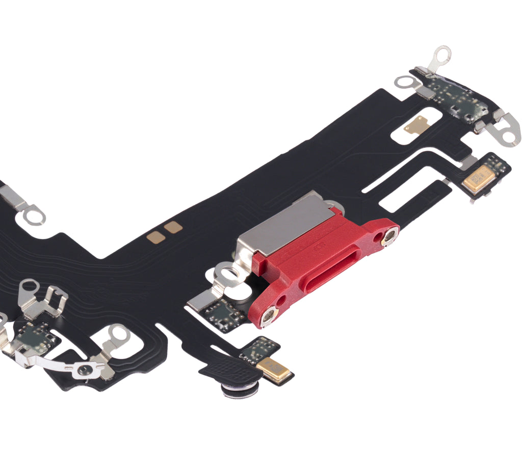 Ladebuchse-Flexkabel für iPhone 13 (Aftermarket Plus) (Rot)