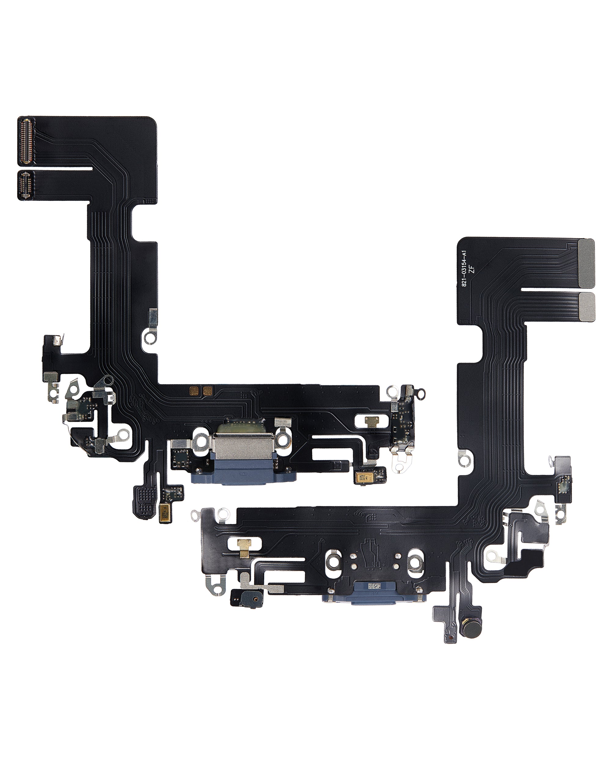 Charging Port Flex Cable for iPhone 13 (Aftermarket Plus) (Blue)