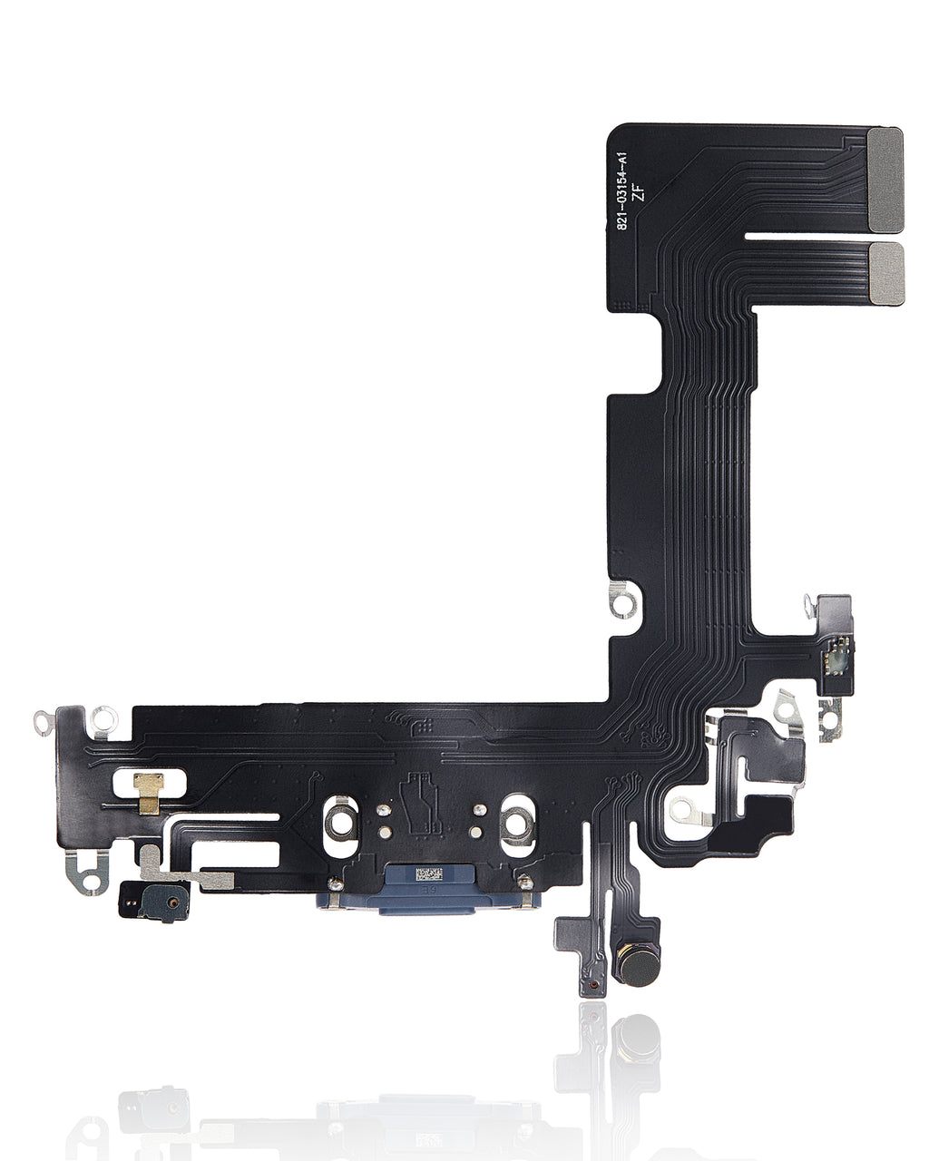 Charging Port Flex Cable for iPhone 13 (Aftermarket Plus) (Blue)