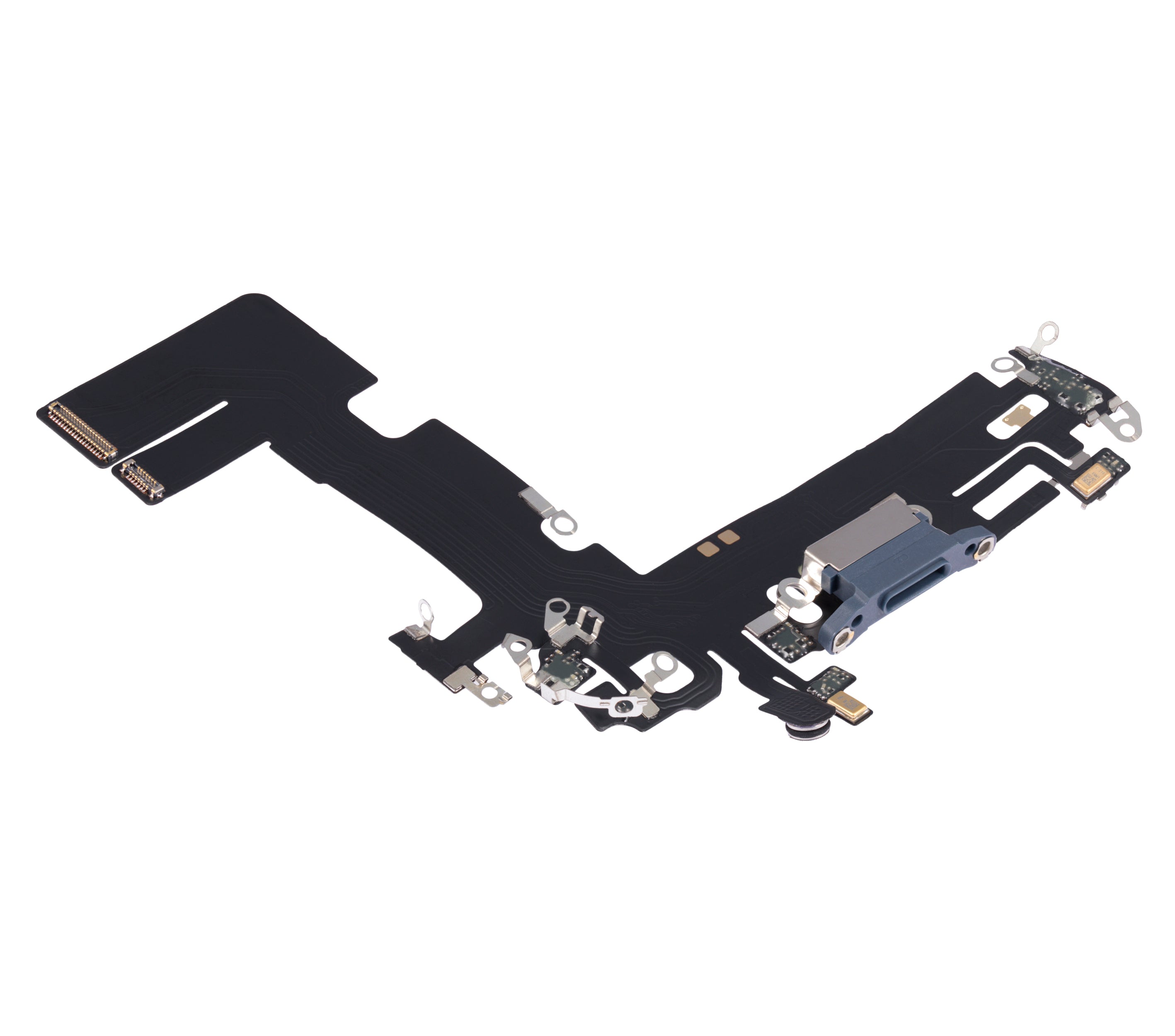 Charging Port Flex Cable for iPhone 13 (Aftermarket Plus) (Blue)