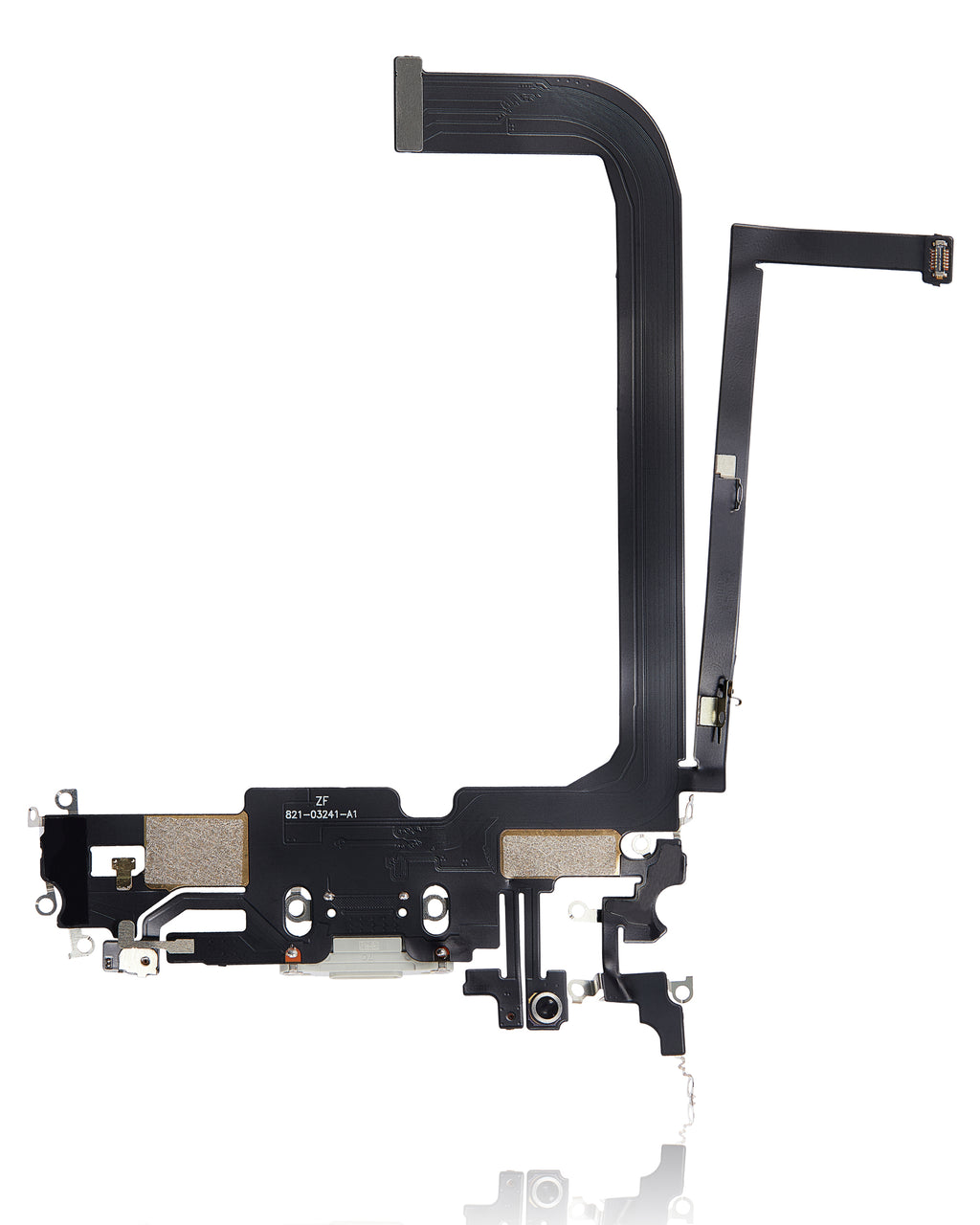 Ladebuchse-Flexkabel für iPhone 13 Pro Max (Aftermarket Plus) (Silber)
