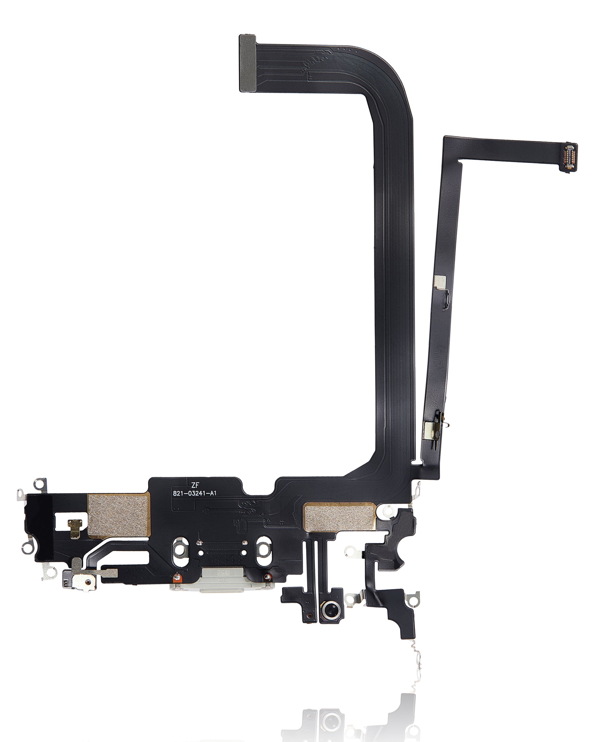 Ladebuchse-Flexkabel für iPhone 13 Pro Max (Aftermarket Plus) (Silber)