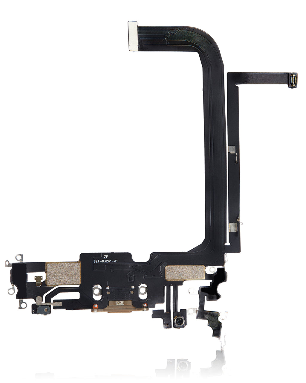 Charging Port Flex Cable for iPhone 13 Pro Max (Aftermarket Plus) (Gold)