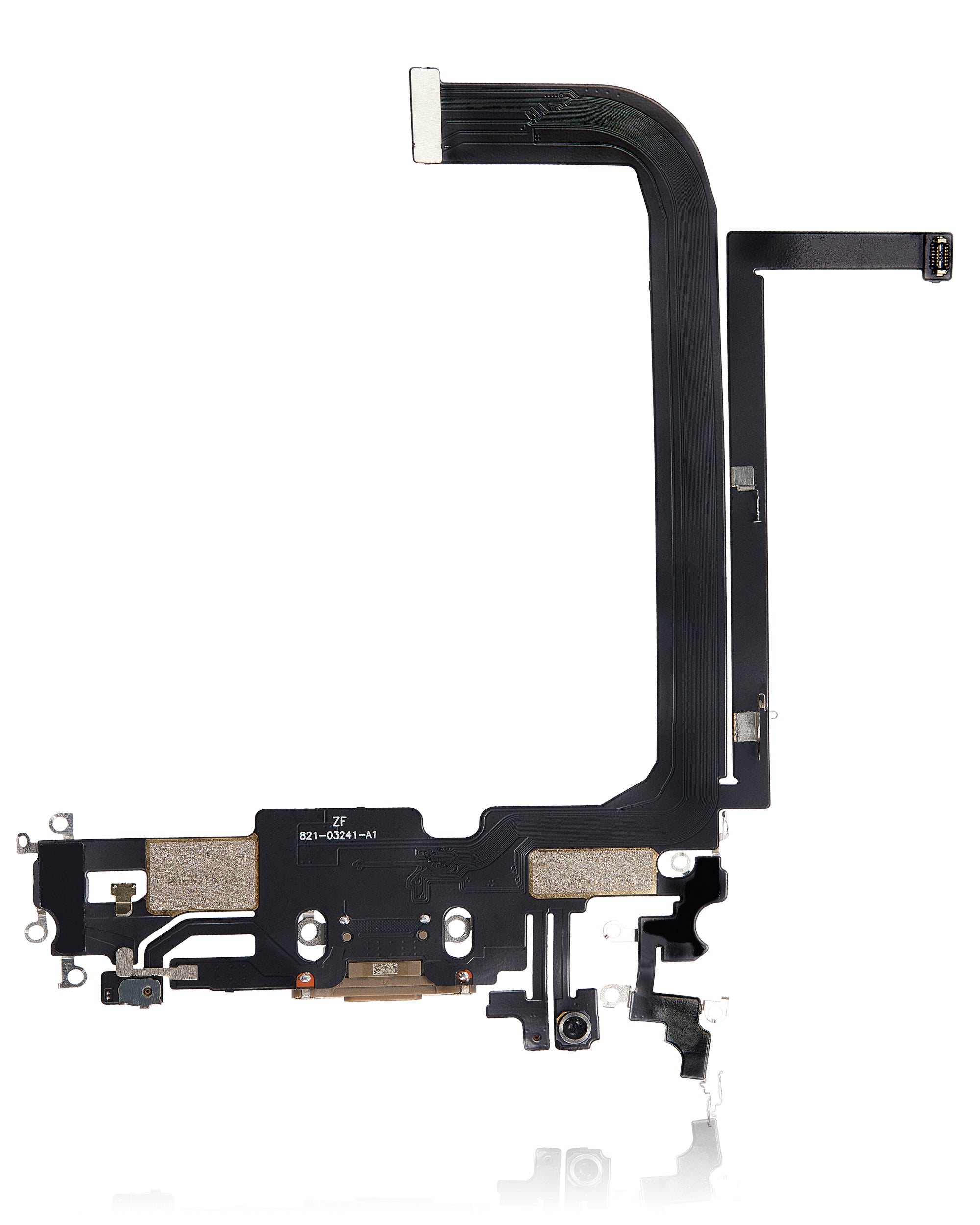 Charging Port Flex Cable for iPhone 13 Pro Max (Aftermarket Plus) (Gold)