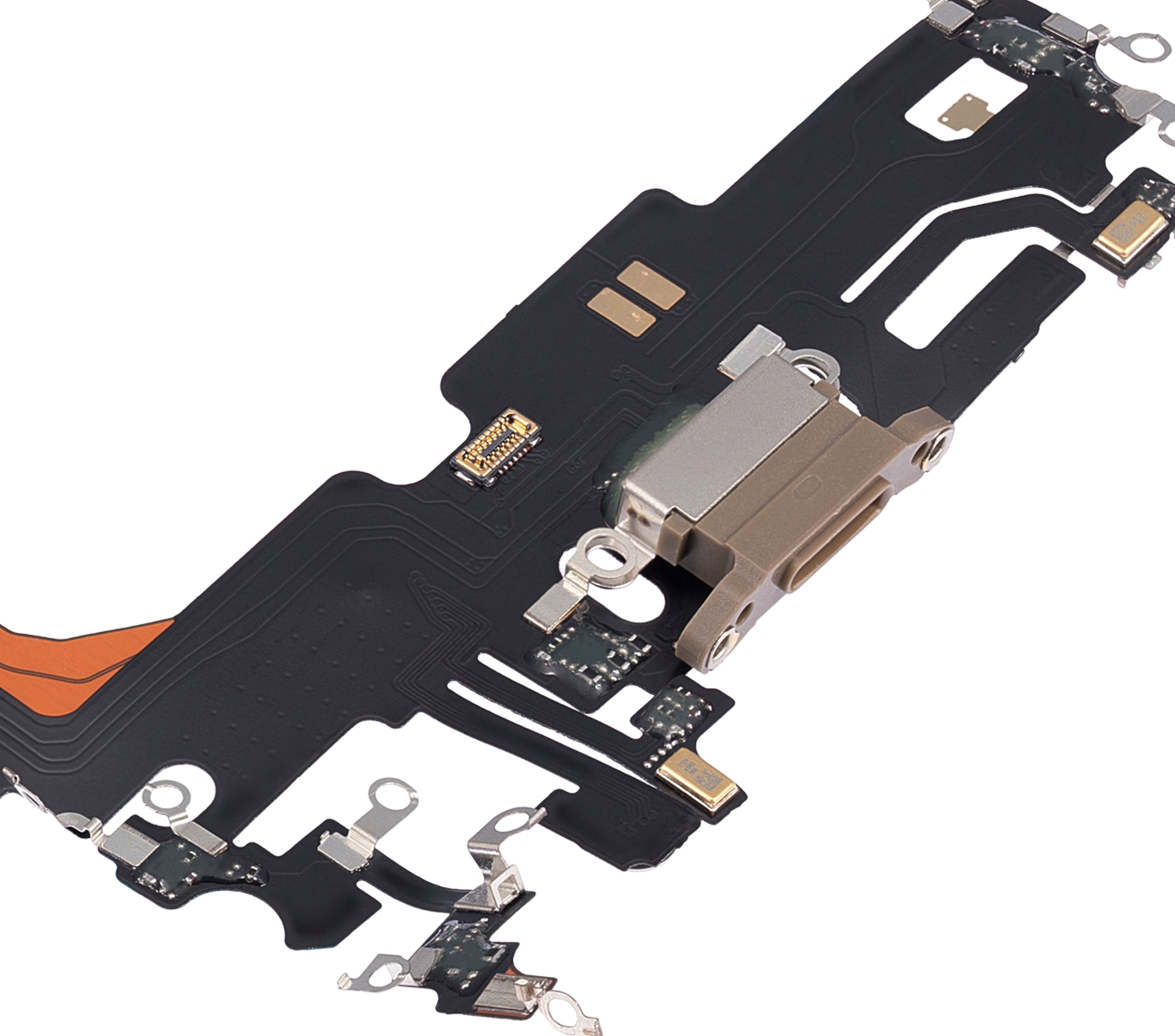 Charging Port Flex Cable for iPhone 13 Pro Max (Aftermarket Plus) (Gold)