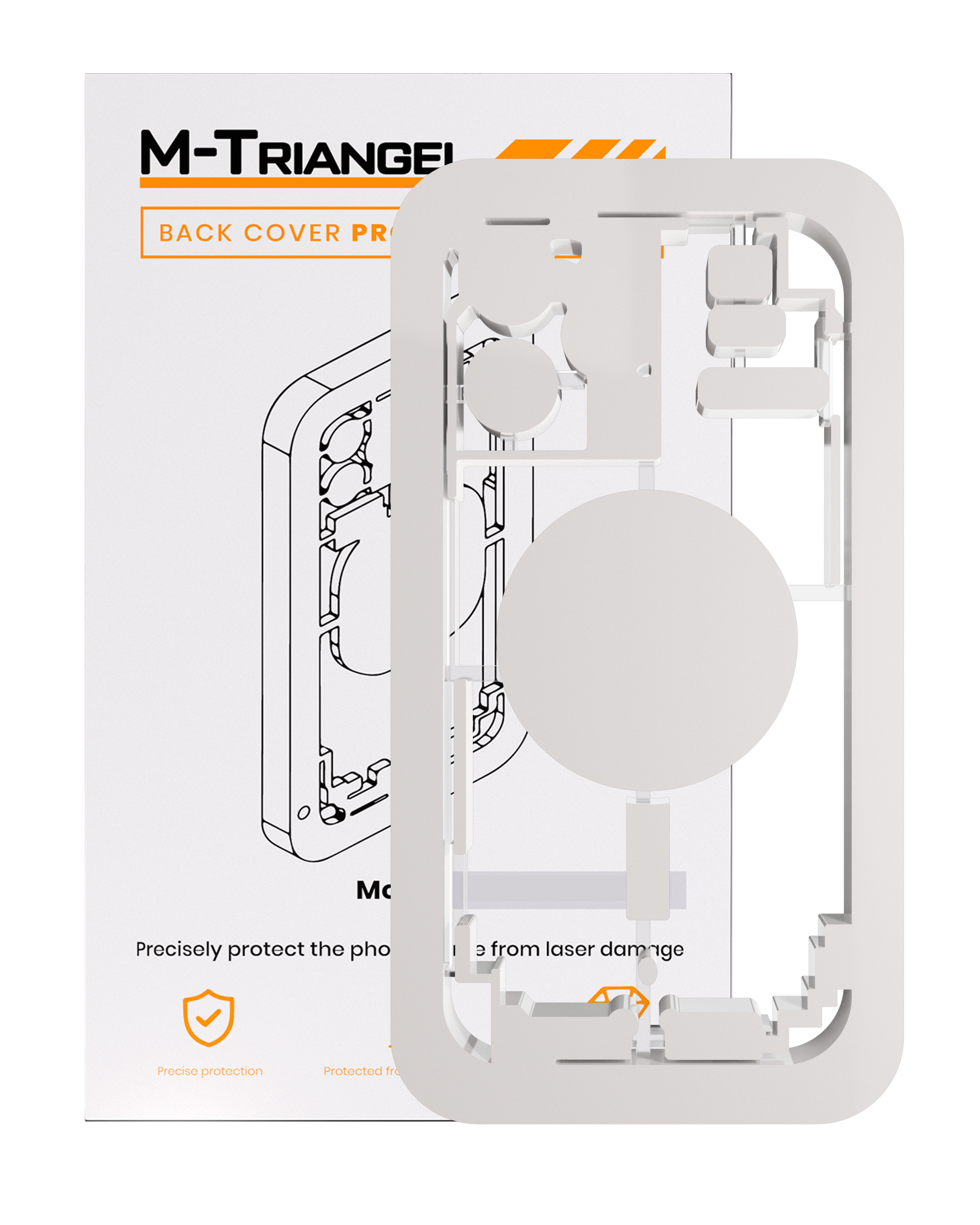 Laser Safety Mold for iPhone 14 Pro Max (M-Triangel)