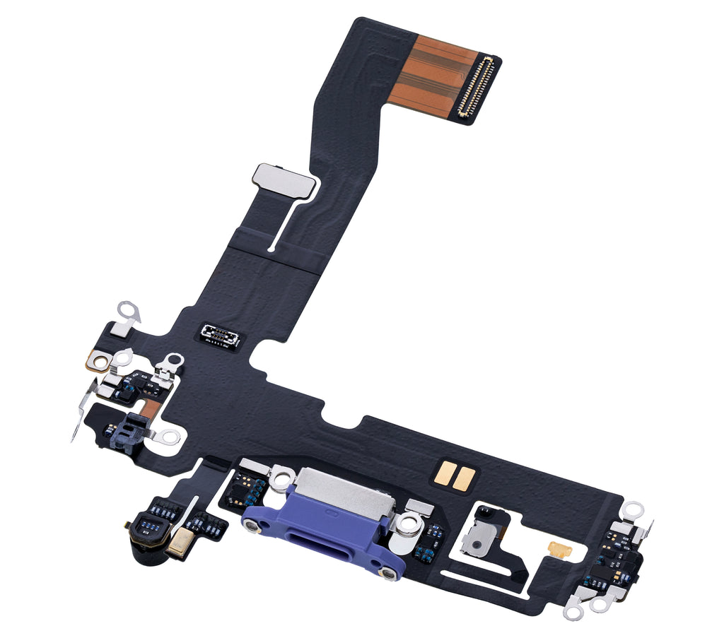 Charging Port Flex Cable for iPhone 12 (Premium) (Purple)