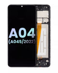 LCD-Display mit Rahmen für Samsung Galaxy A04 (A045/2022) Svc Pack ()