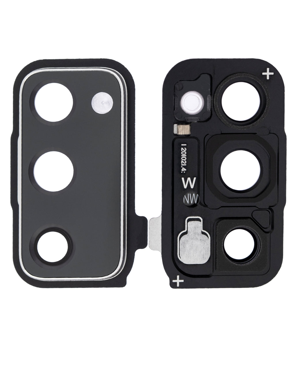 Rear Camera Lens Cover with Frame Ring for Samsung Galaxy S20 FE 5G (Cloudy White)