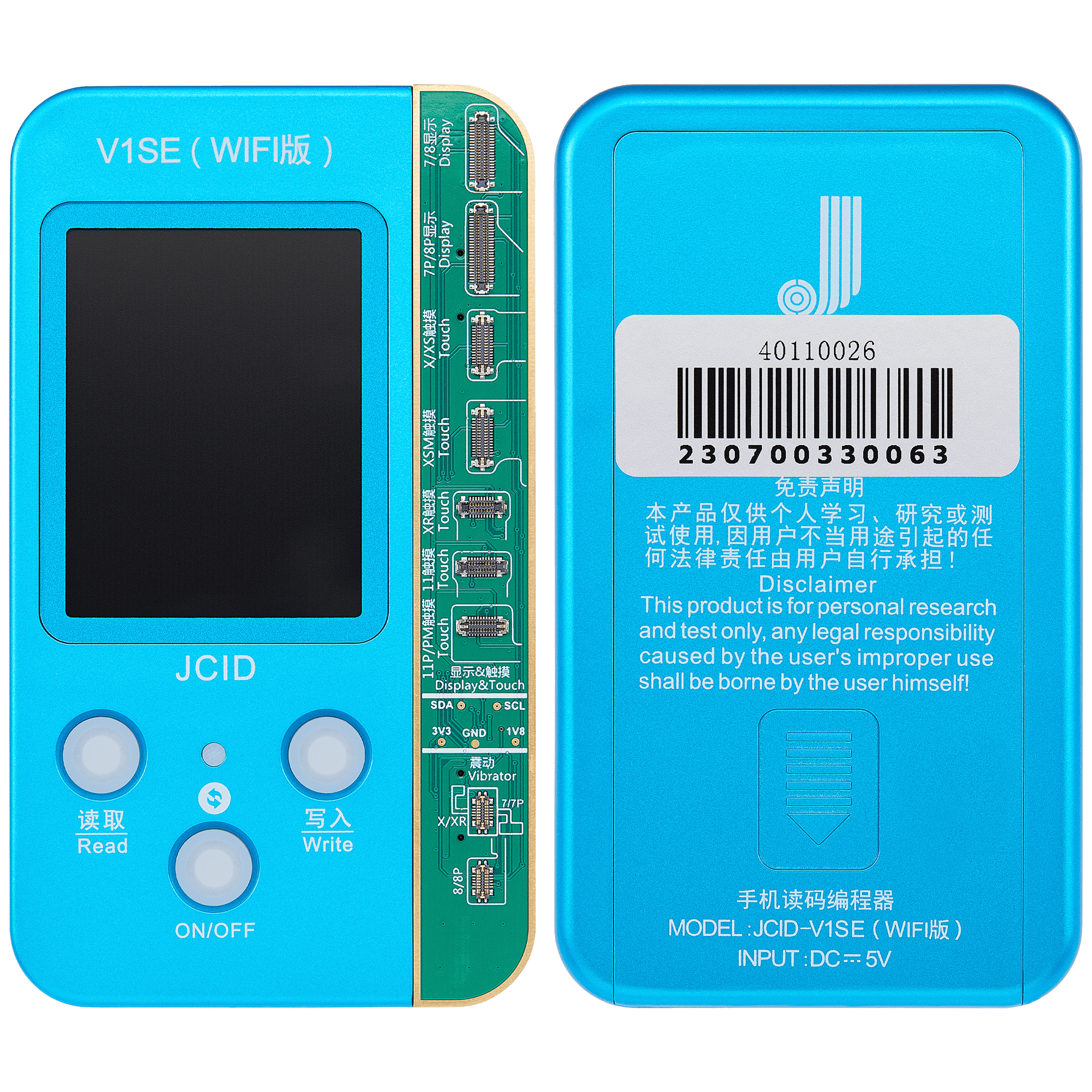 Programmiergerät JCID V1SE WiFi True Tone/Akku/Face ID/Kamera inkl. Plat. 7-11PM