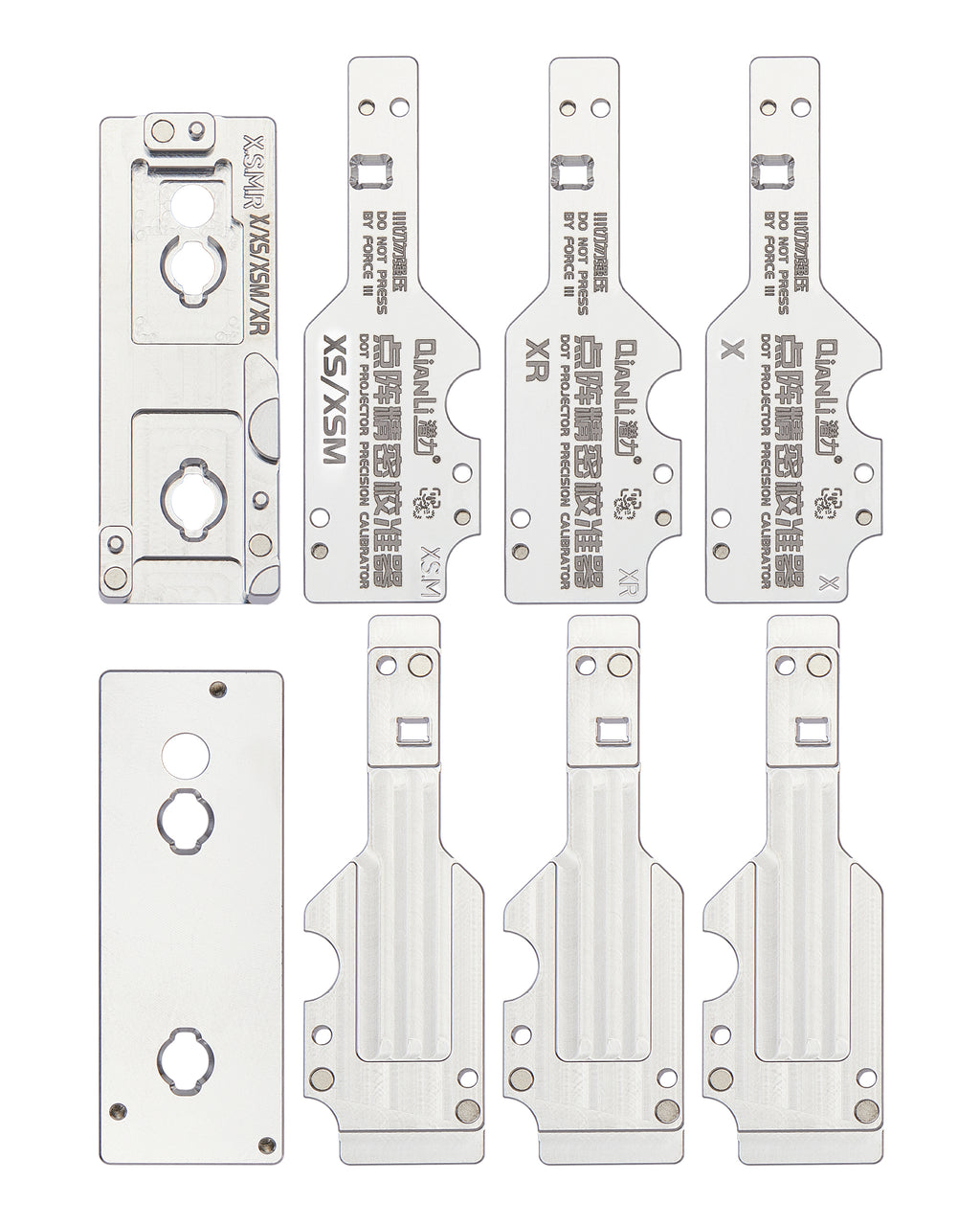 Qianli iD Face Punktprojektor Kalibrator-Set Aluminium für iPhone X/XS/XR/XS Max