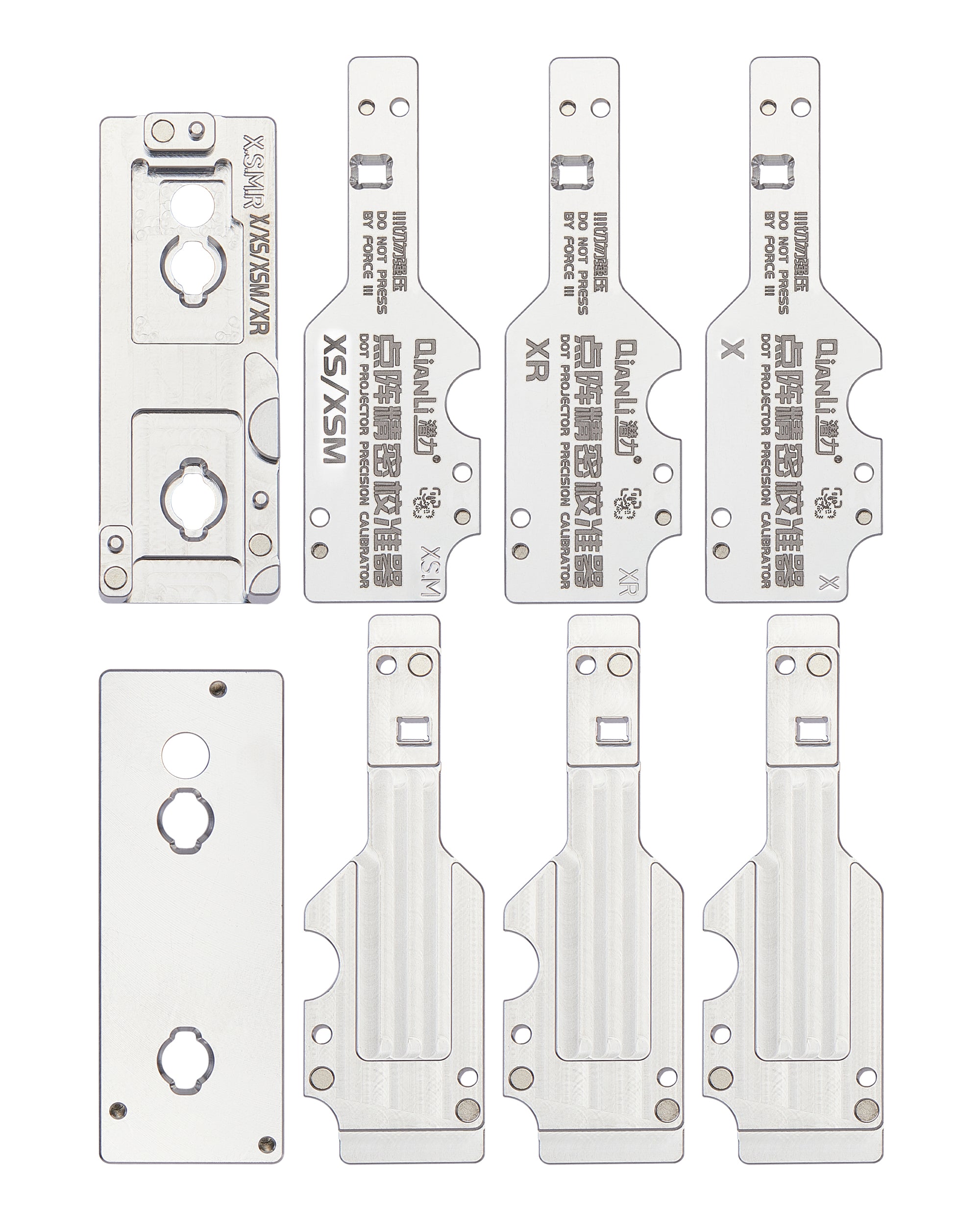 Qianli iD Face Punktprojektor Kalibrator-Set Aluminium für iPhone X/XS/XR/XS Max