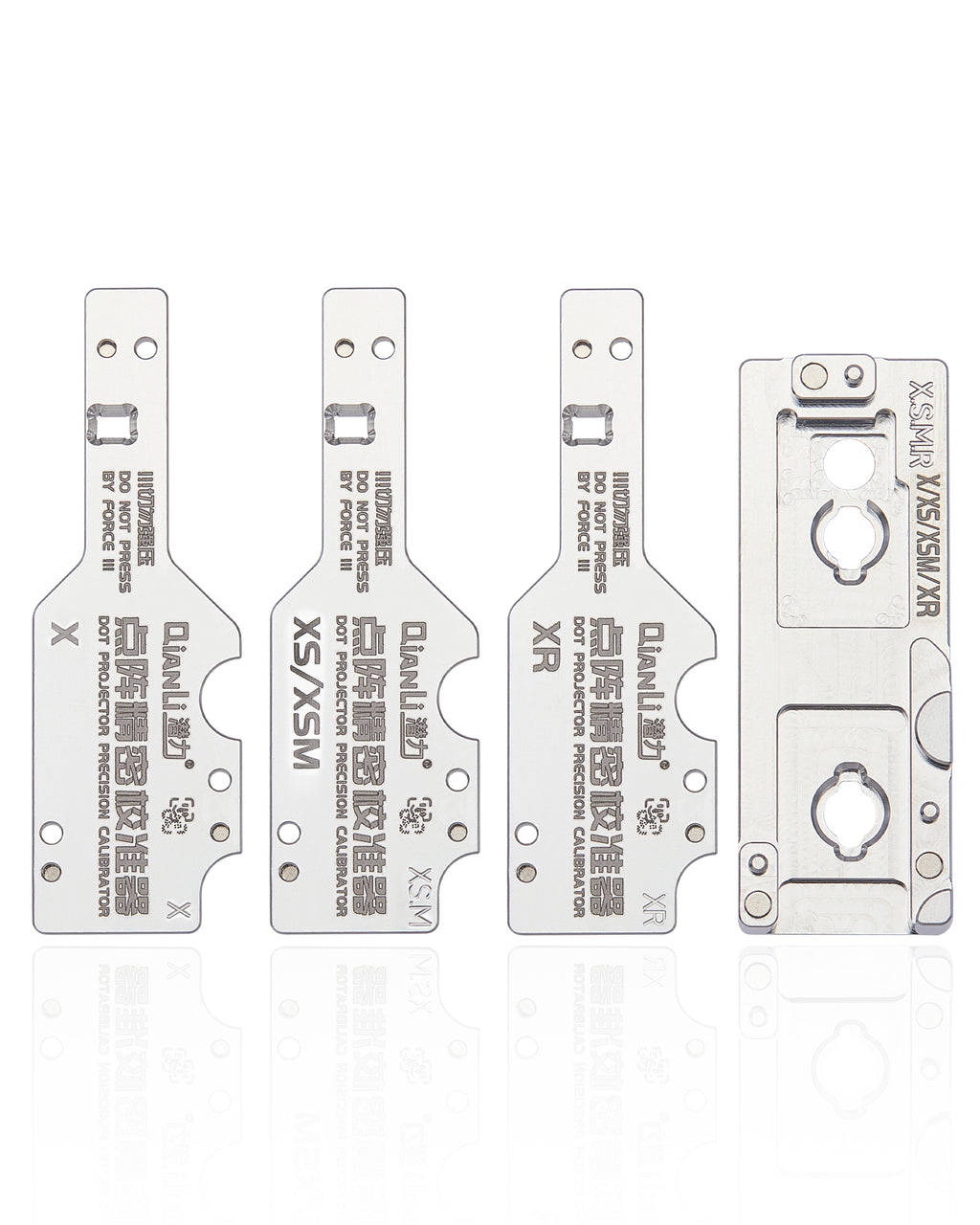 Qianli iD Face Punktprojektor Kalibrator-Set Aluminium für iPhone X/XS/XR/XS Max