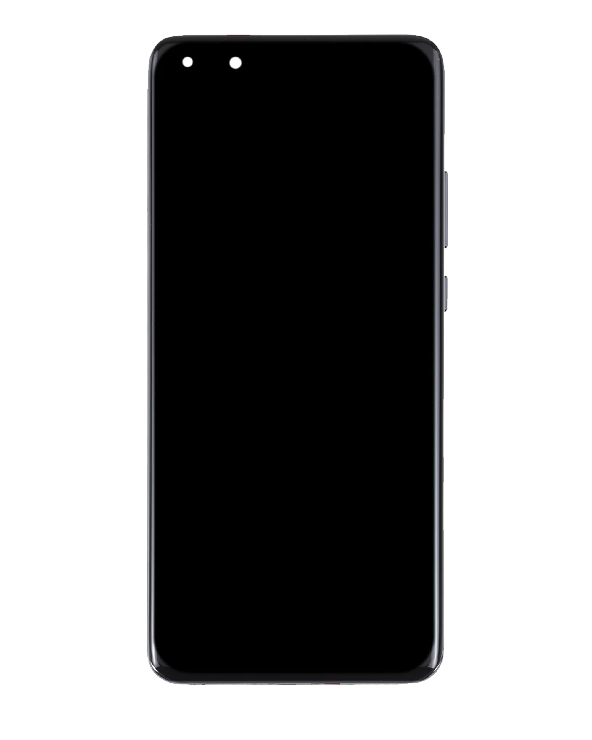 OLED Display with Frame for Huawei P40 Pro (Refurbished) (Black)