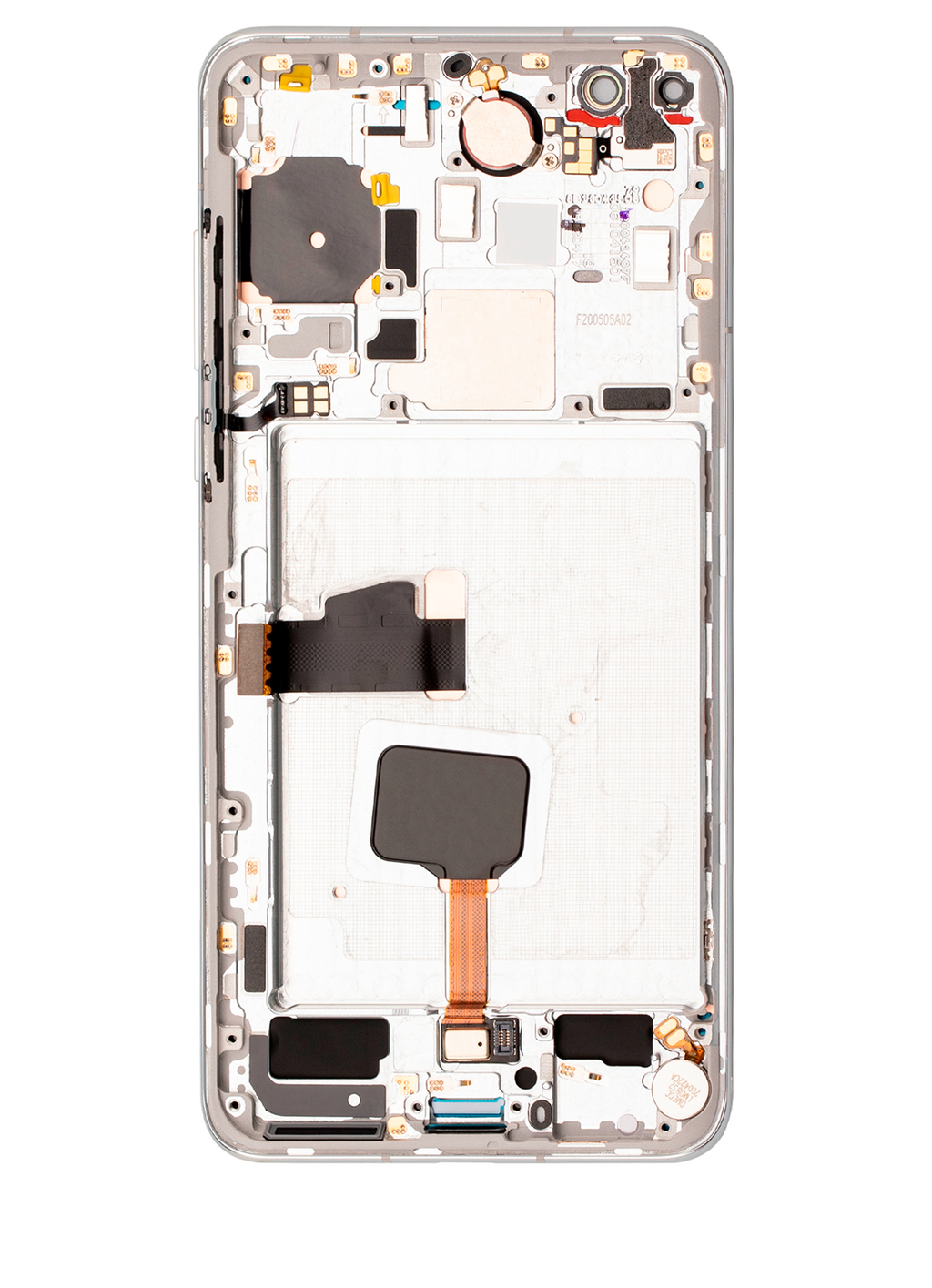 OLED Display with Frame for Huawei P40 (Refurbished, White)