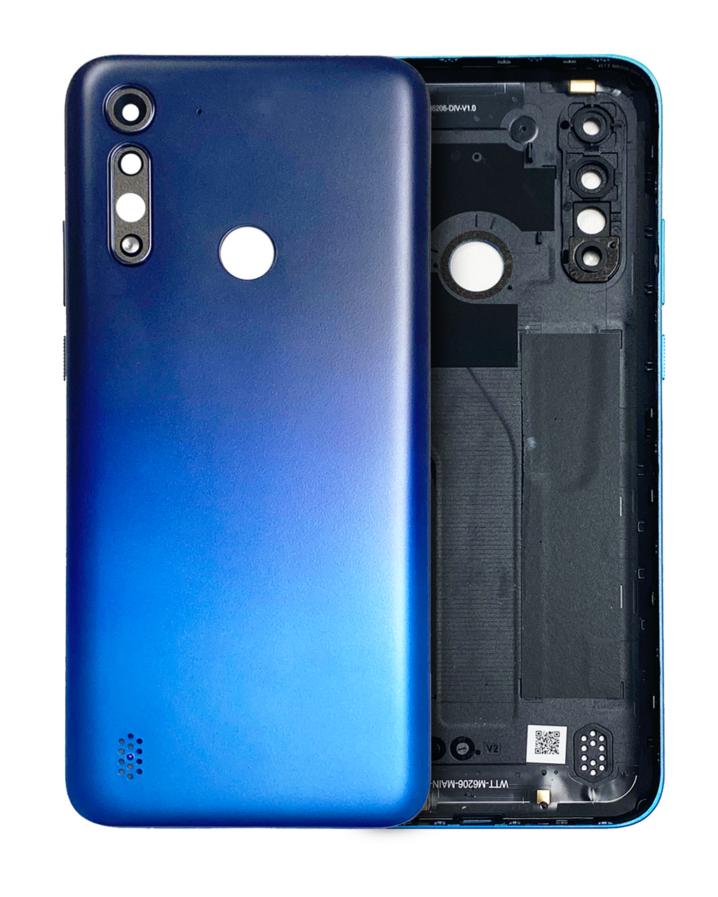 Backcover-Glas für Motorola Moto G8 Power Lite (XT2055 / 2020) (Royal Blue)