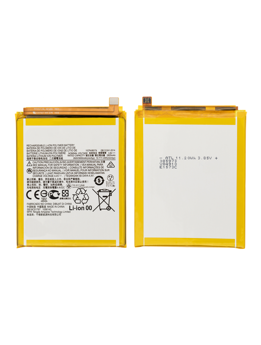 Replacement Battery for Motorola Moto E6 Play (XT2029 / 2019) / E6i (XT2053-5 / 2021) (KS40)