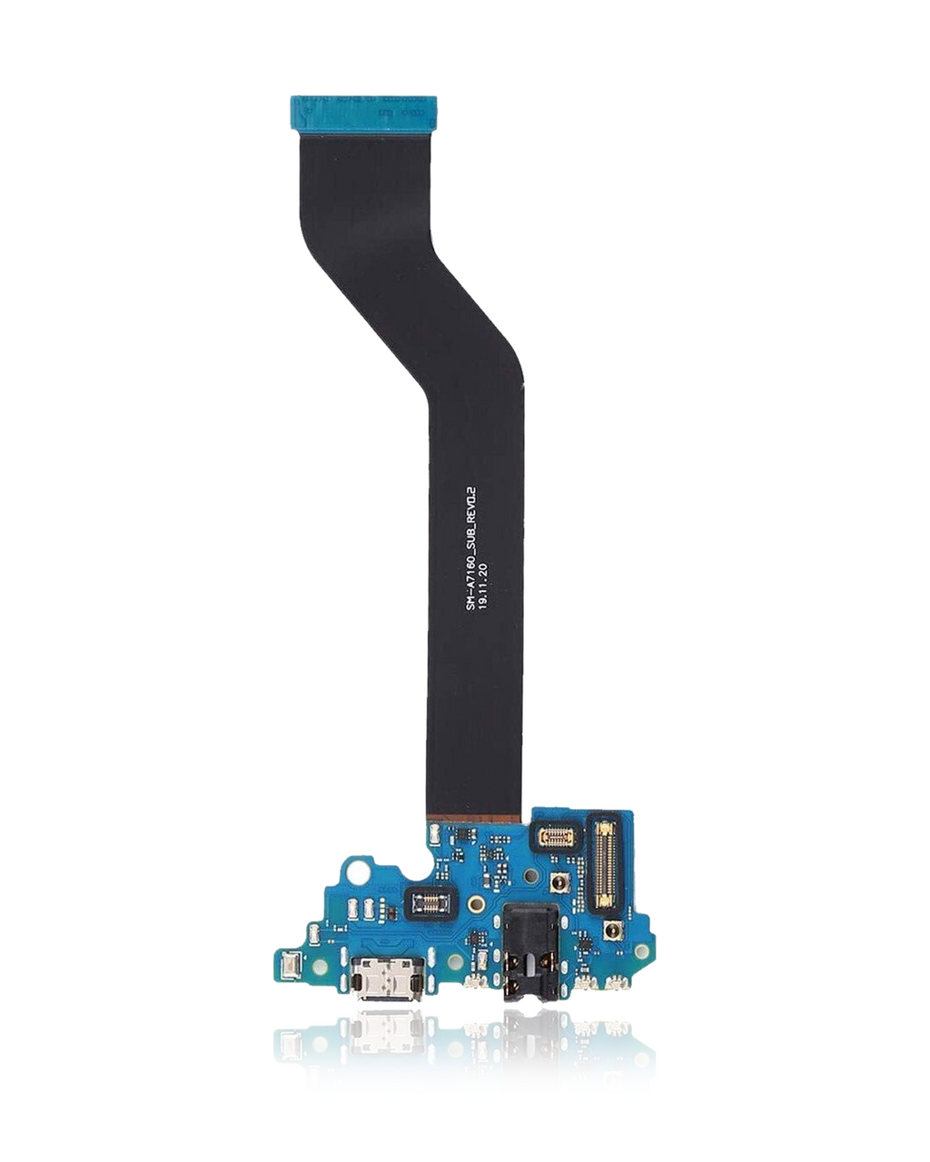 Ladebuchse Flex mit Headphone Jack für Samsung Galaxy A71 5G (A716U / 2020) (US-Version) (gebrauchter OEM-Ausbau)