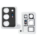 Rear Camera Lens with Aperture Ring for Samsung Galaxy Note 20 Ultra (Mystic White)