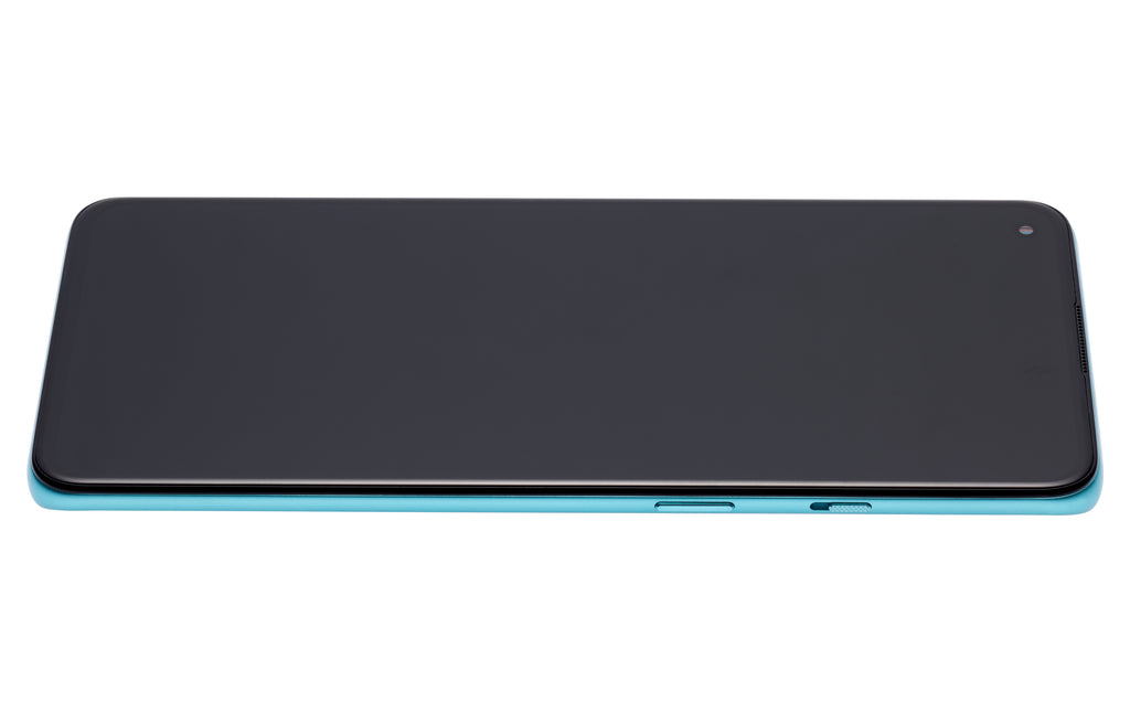 OLED-Display mit Rahmen für OnePlus 8T (Refurbished) (Aquamarine Green)