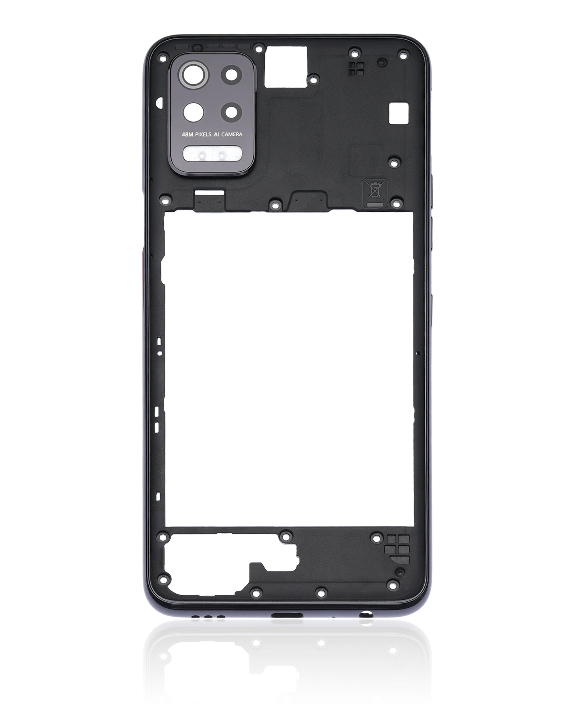 Back Cover/Frame for LG K52 (2020) (Black)