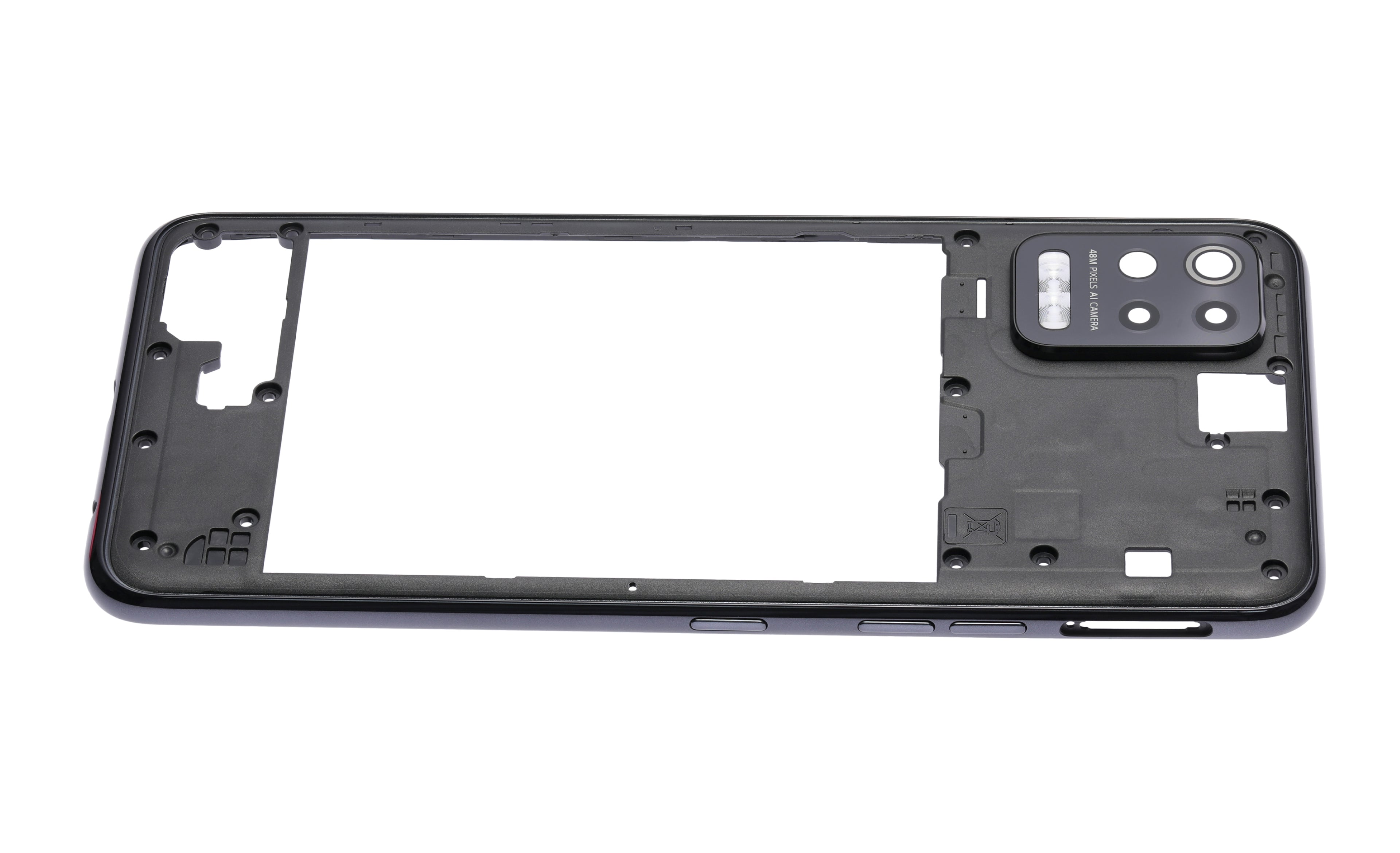 Backcover/Rahmen für LG K52 (2020) (Schwarz)