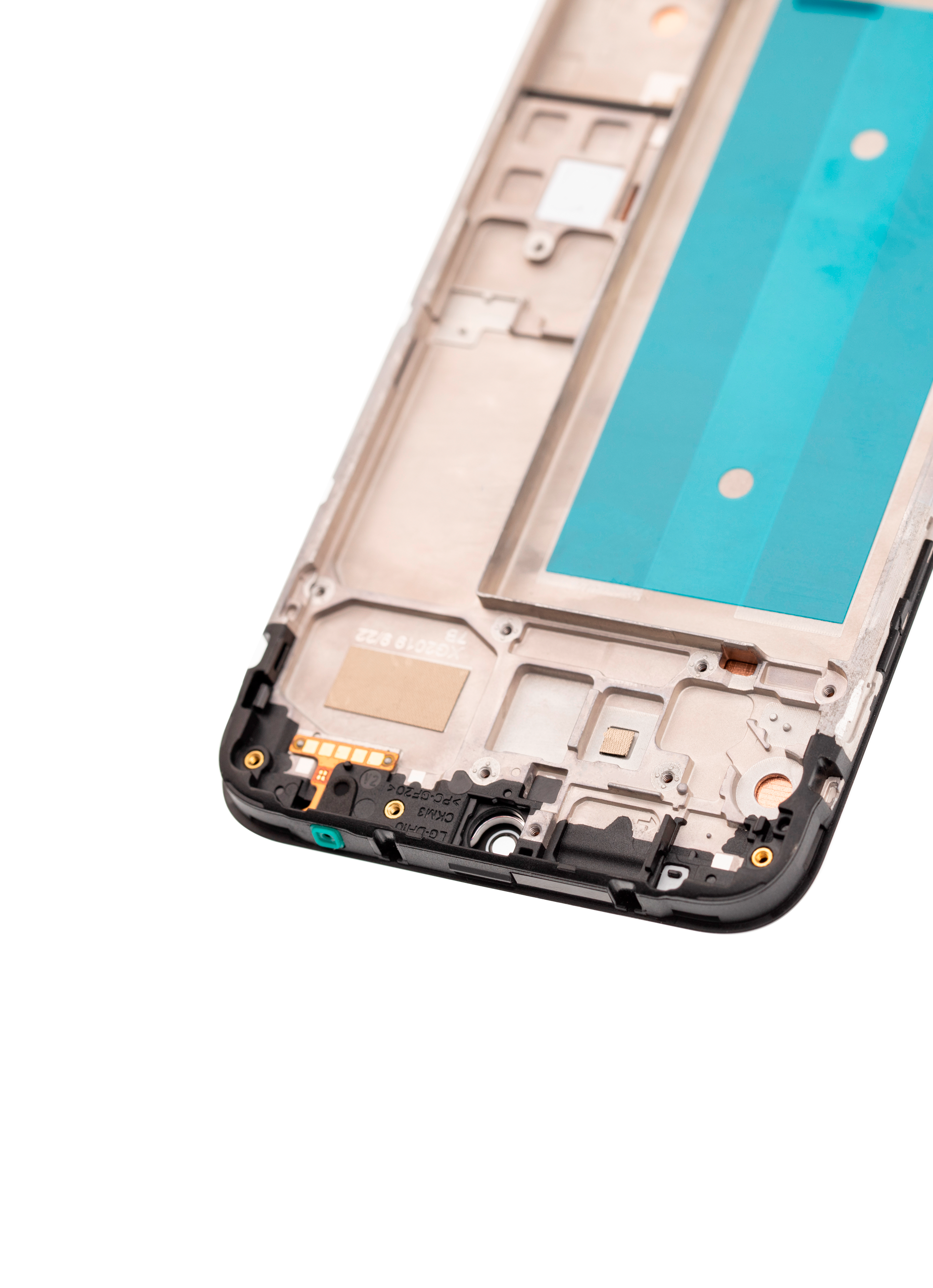 LCD Display with Frame for LG K41 (K400) (Refurbished) (Black)