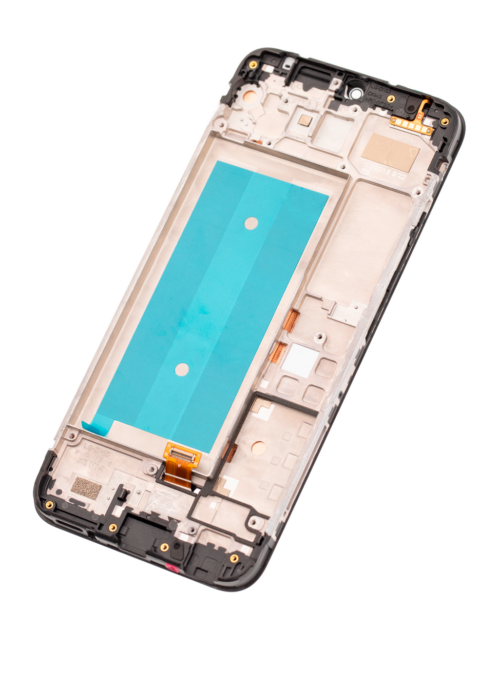 LCD Display with Frame for LG K41 (K400) (Refurbished) (Black)