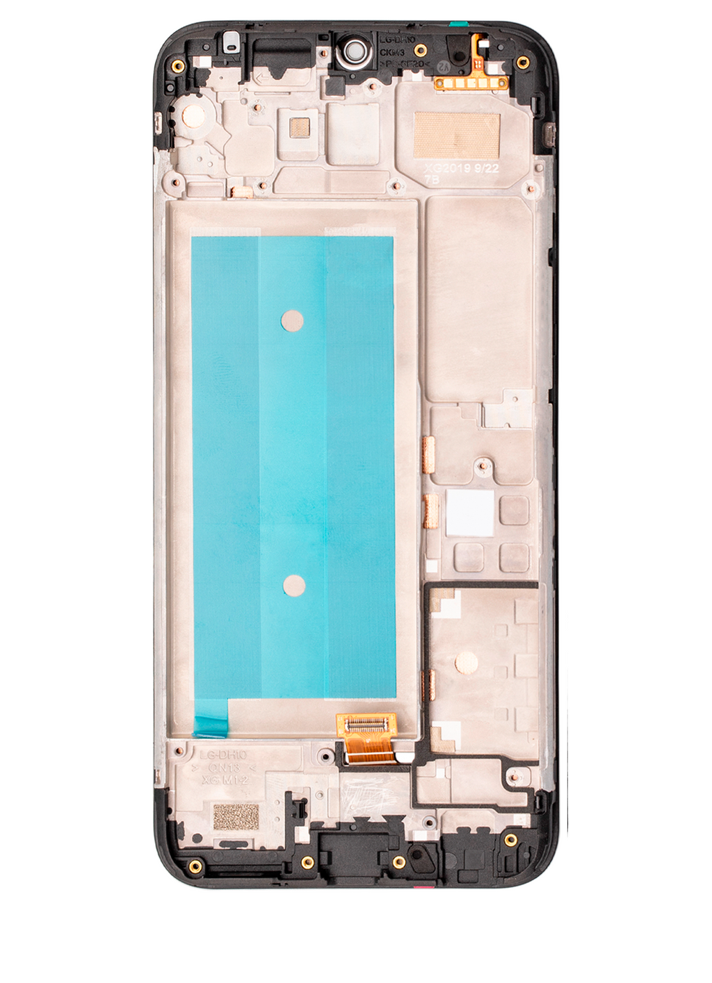 LCD Display with Frame for LG K41 (K400) (Refurbished) (Black)
