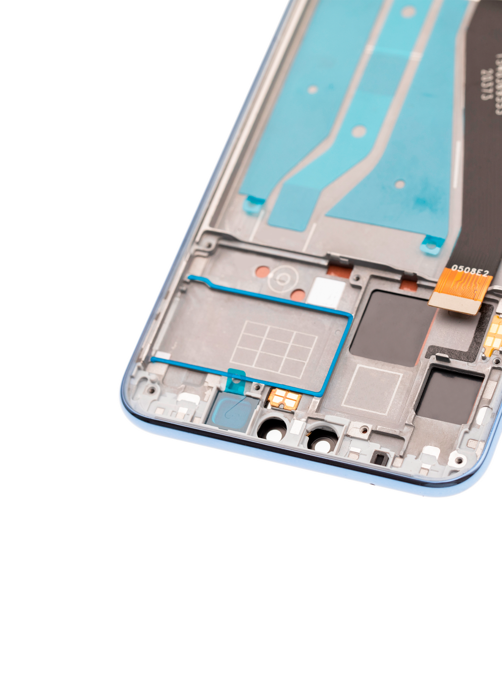 LCD-Display mit Rahmen für Huawei Y9 (2019) (Refurbished) (Aurora Purple)