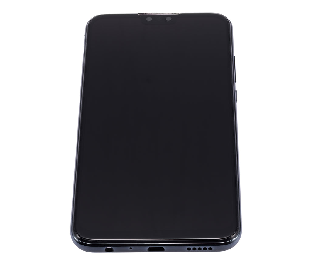 LCD-Display mit Rahmen für Huawei Y9 (2019) (Refurbished) (Midnight Schwarz)