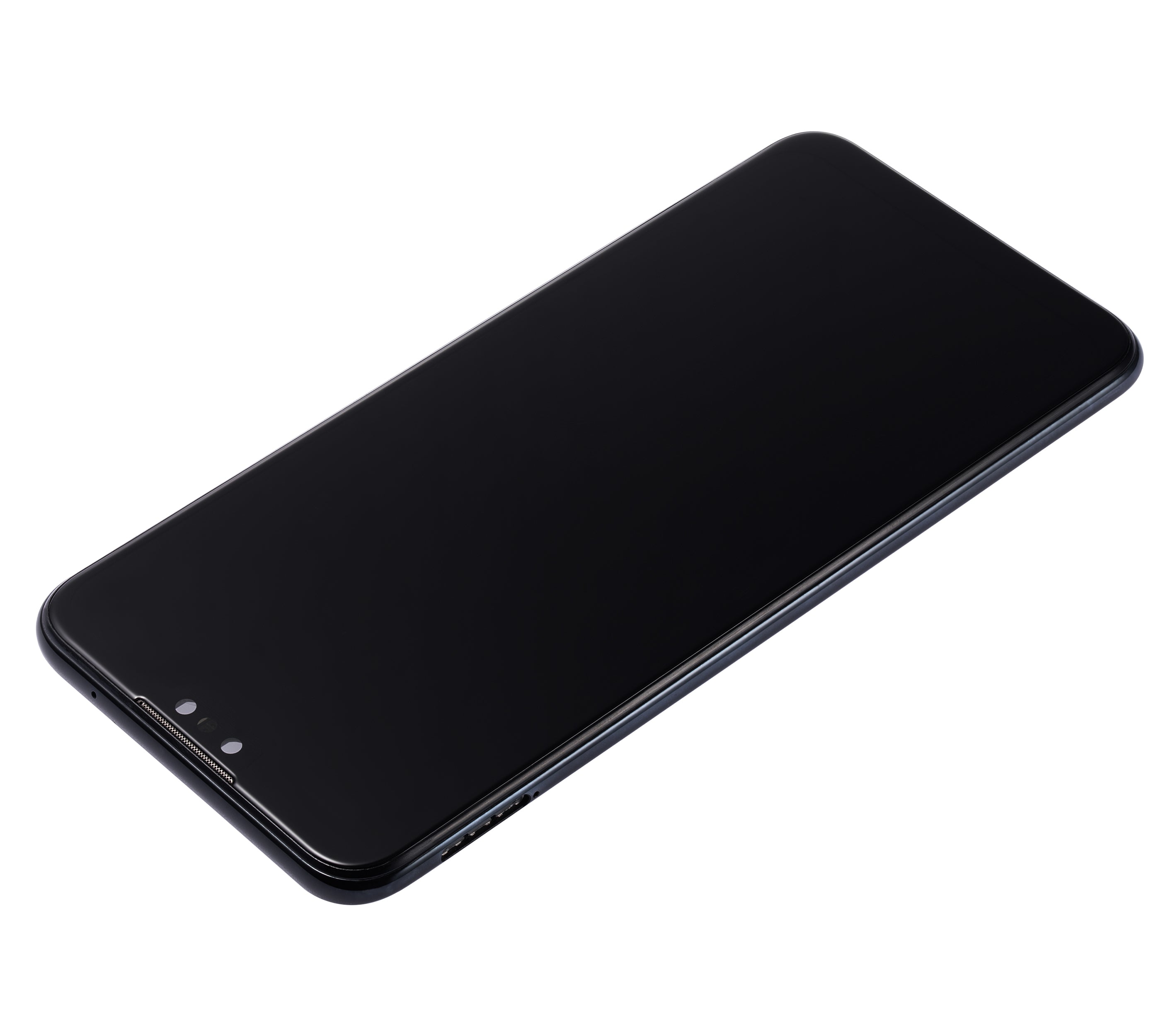 LCD-Display mit Rahmen für Huawei Y9 (2019) (Refurbished) (Midnight Schwarz)