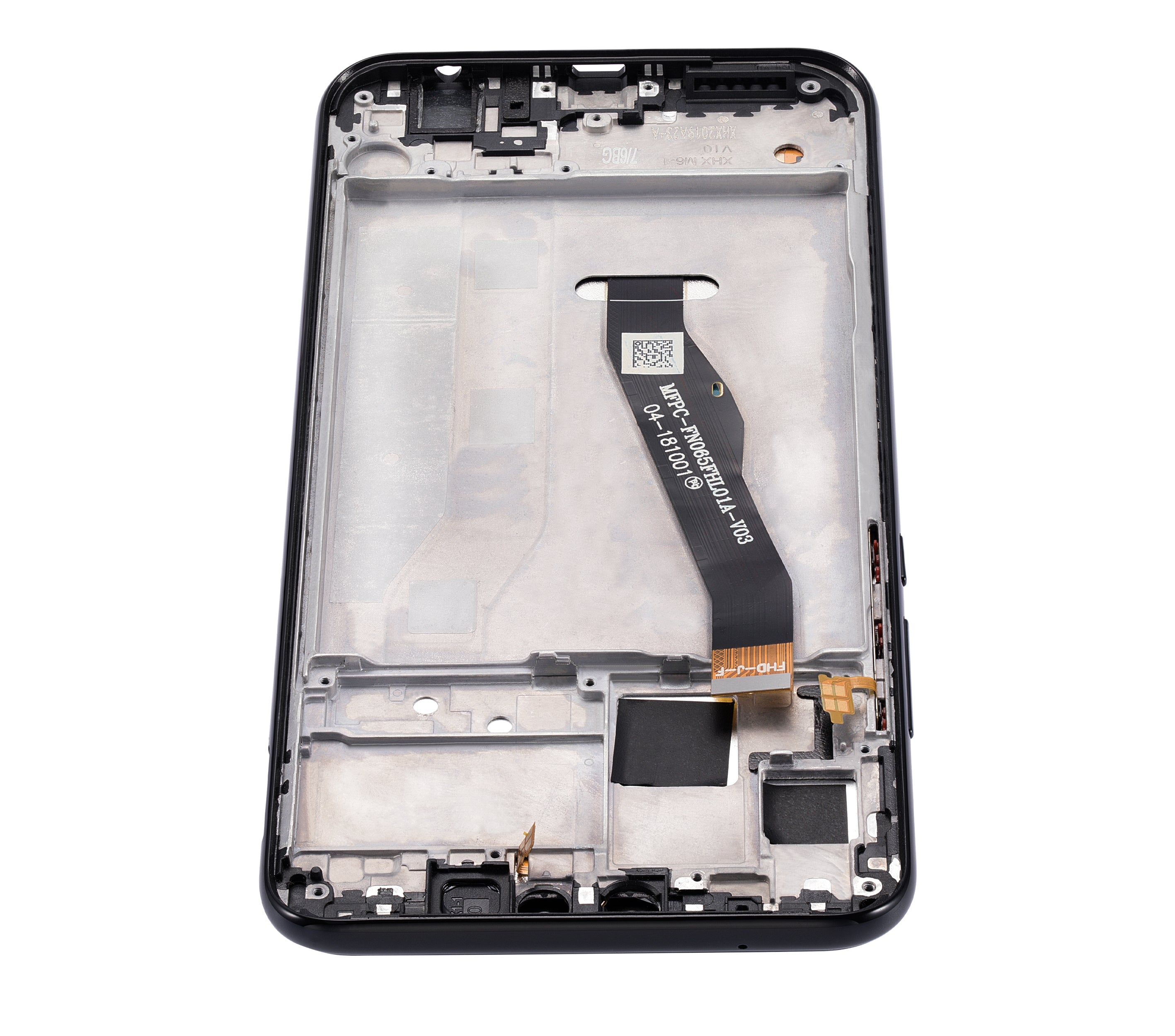 LCD-Display mit Rahmen für Huawei Y9 (2019) (Refurbished) (Midnight Schwarz)