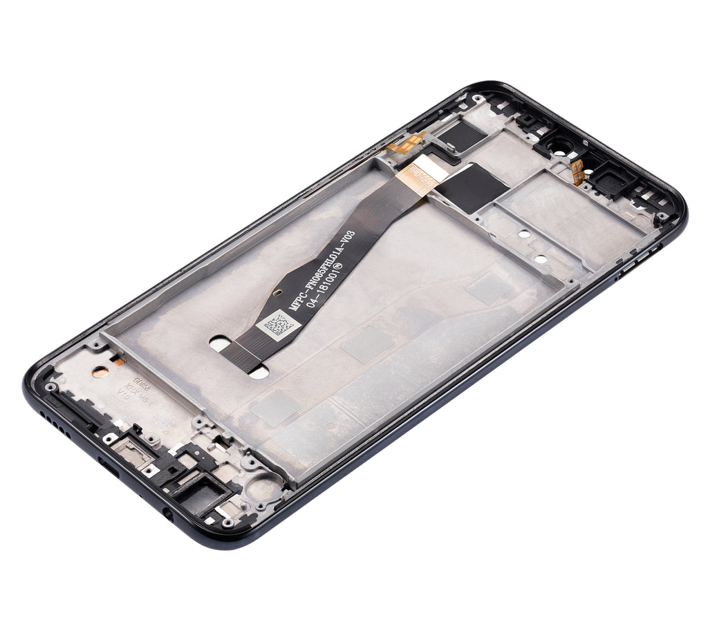LCD-Display mit Rahmen für Huawei Y9 (2019) (Refurbished) (Midnight Schwarz)