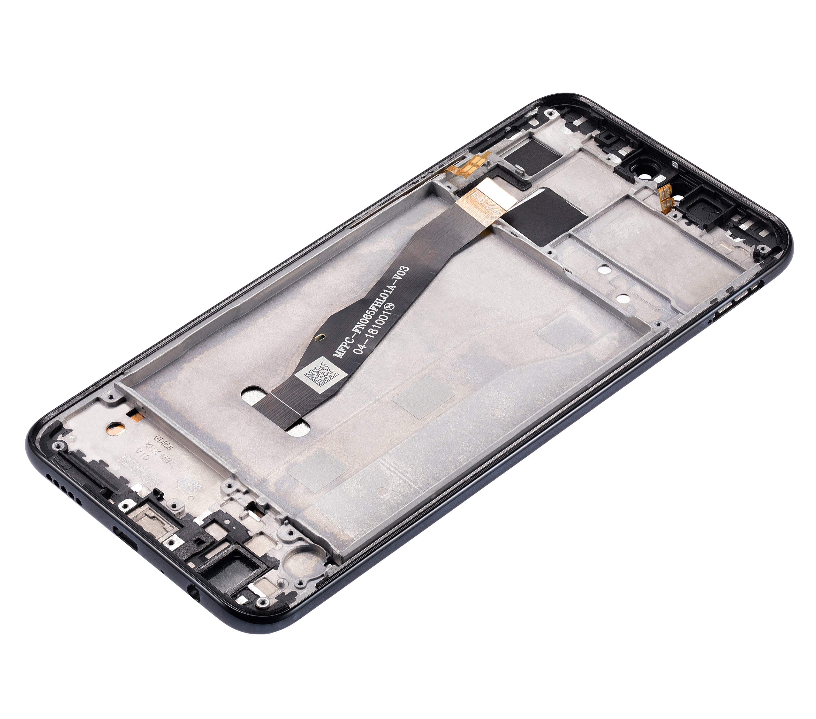 LCD-Display mit Rahmen für Huawei Y9 (2019) (Refurbished) (Midnight Schwarz)