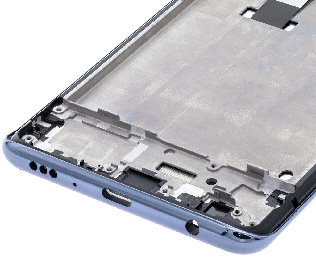 LCD-Display mit Rahmen für LG Q92 5G / Q920 (Refurbished) (Schwarz)