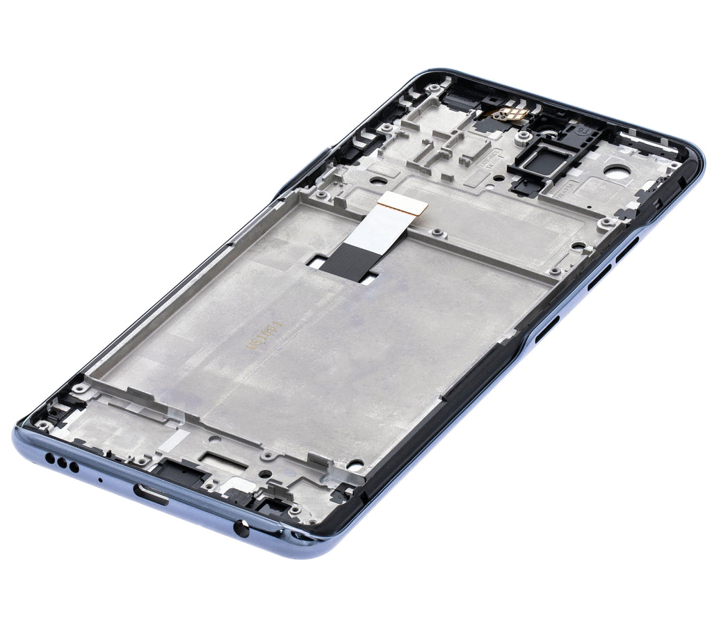 LCD-Display mit Rahmen für LG Q92 5G / Q920 (Refurbished) (Schwarz)