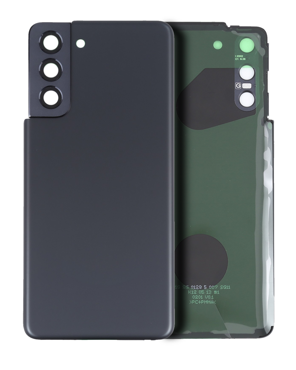 Backcover mit Kameralinse für Samsung Galaxy S21 (Aftermarket Plus) Phantom Gray