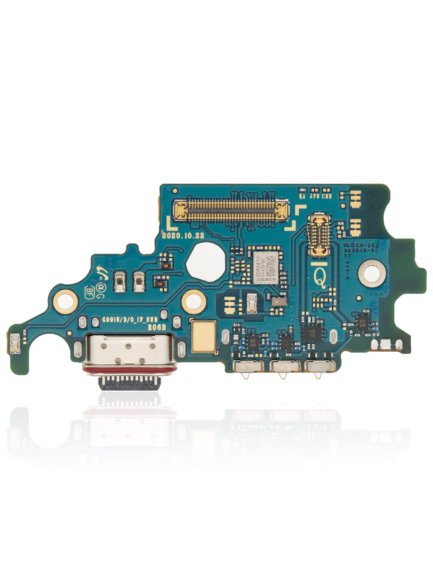 Ladebuchse Board mit Sim Card Reader für Samsung Galaxy S21 5G (G991U) (US-Version) (Service Pack)